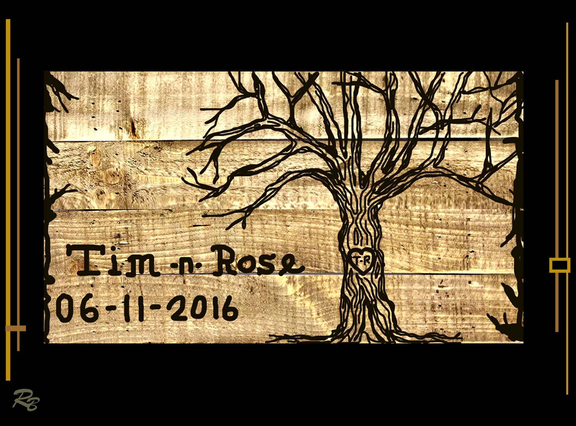 Custom, Personalized, Signs, Wood, Wood Burned, 3