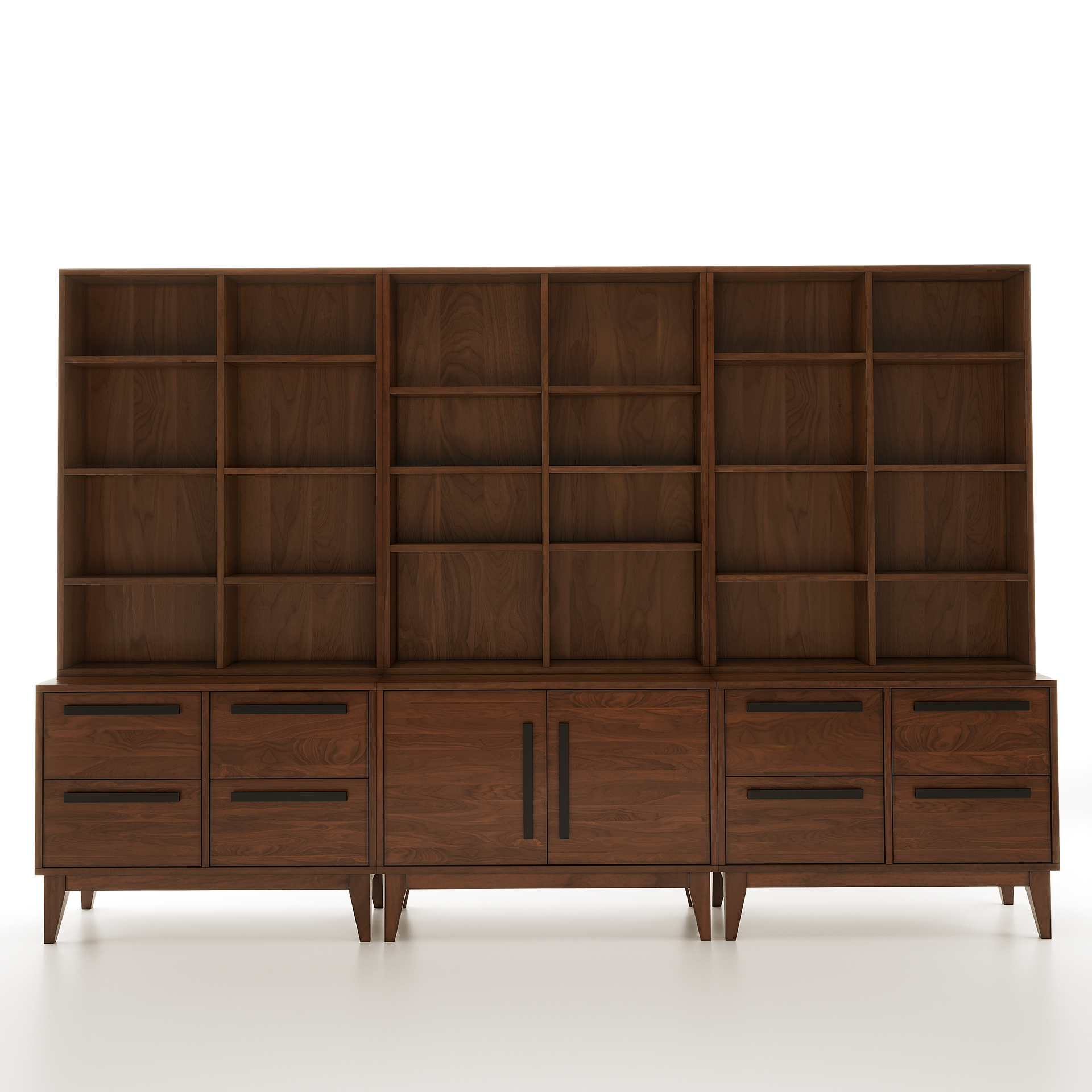 Wooden Sectional Bedroom Bookshelves 3