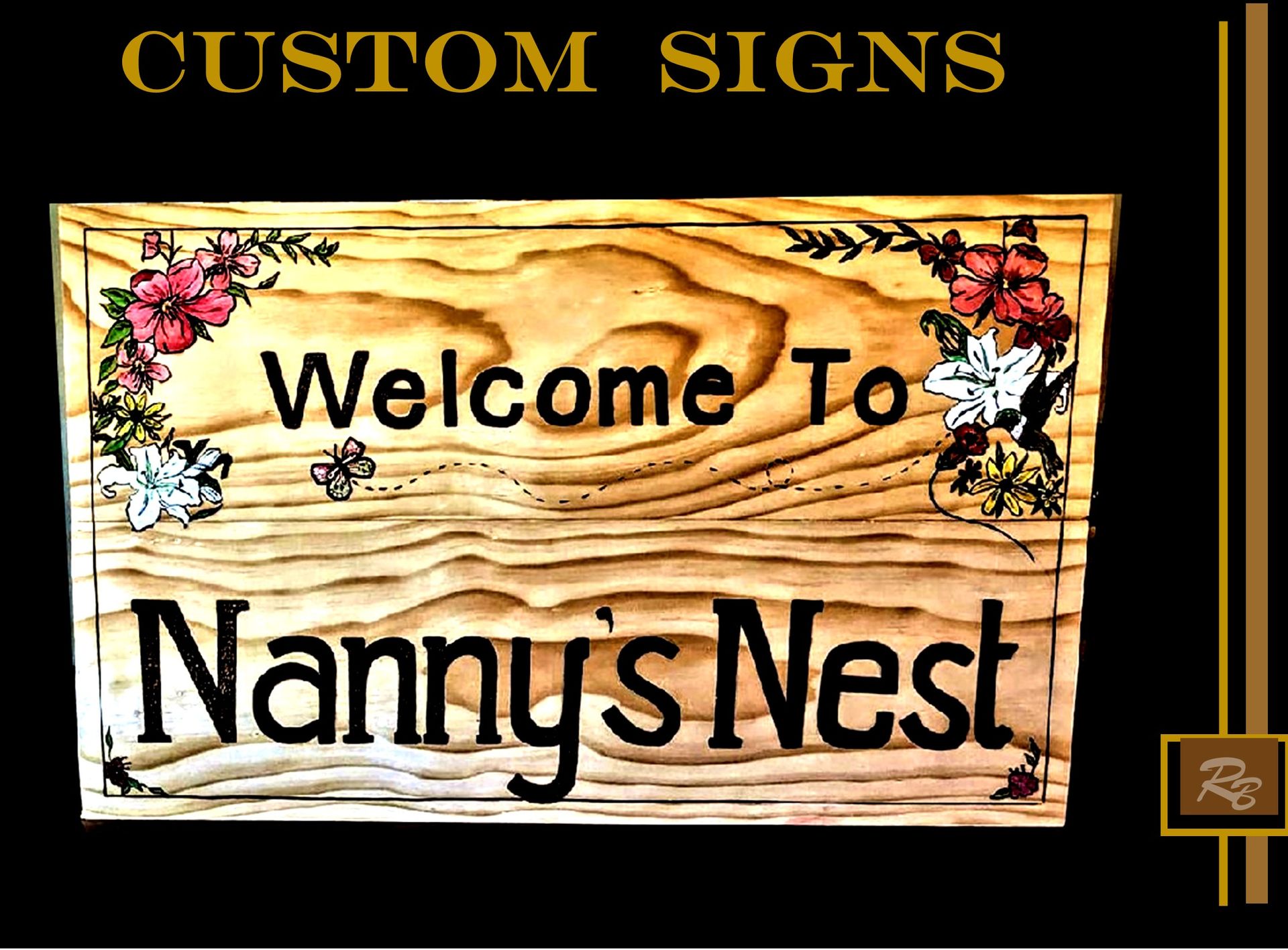 Family Name Sign, Established Sign, Personalized, Wood, Signs, Custom Signs 2