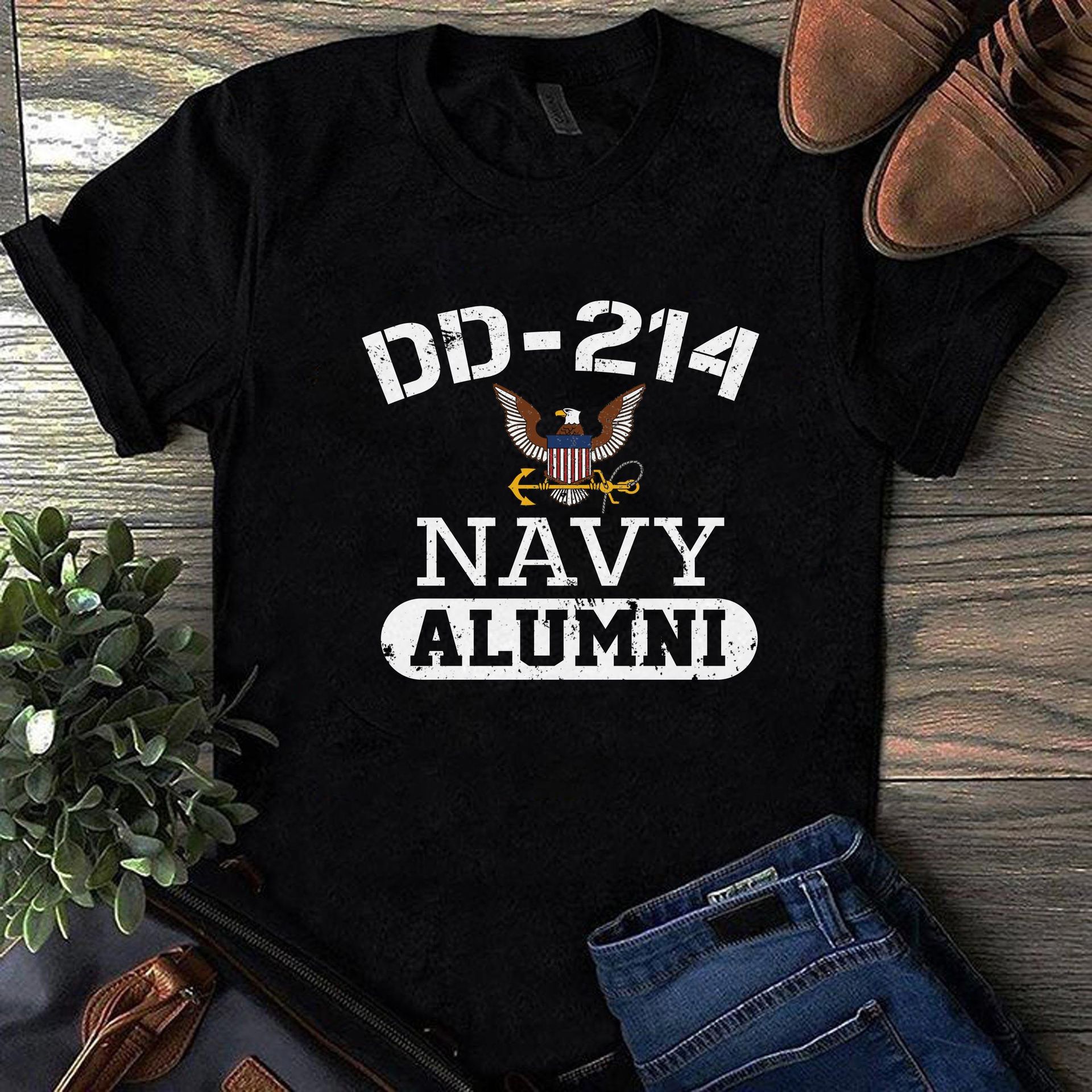 Navy Veteran T Shirt, Us Veteran T Shirt, Dd-214 Navy Alumni T Shirt 2
