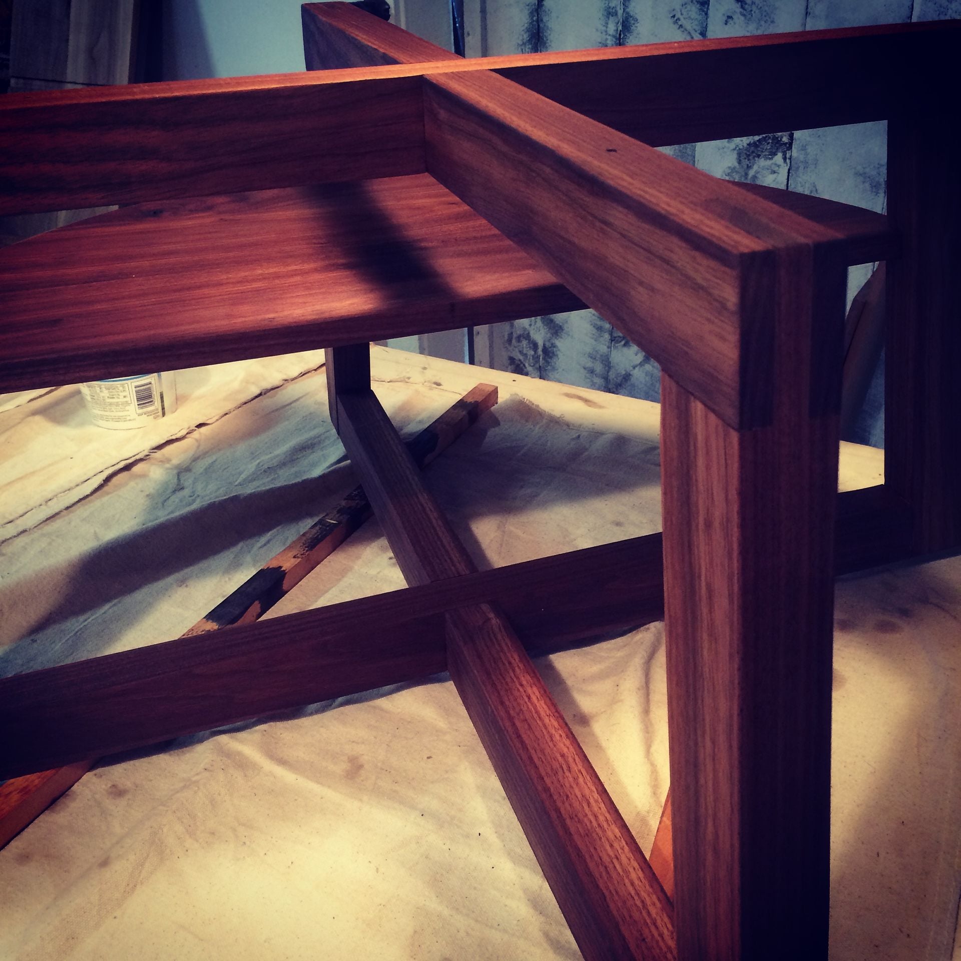 American Walnut Round Coffee Table