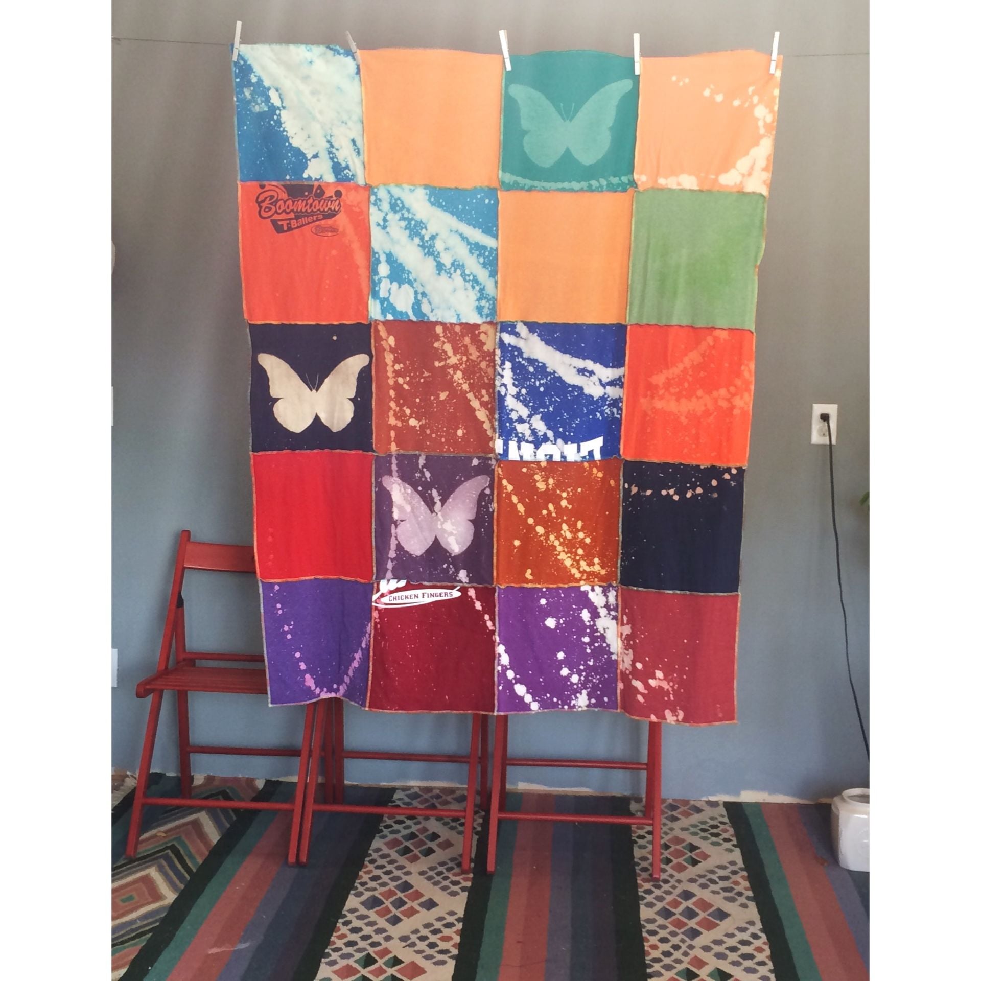 4' X 5', 20 T-Shirt  Custom Blanket 3 