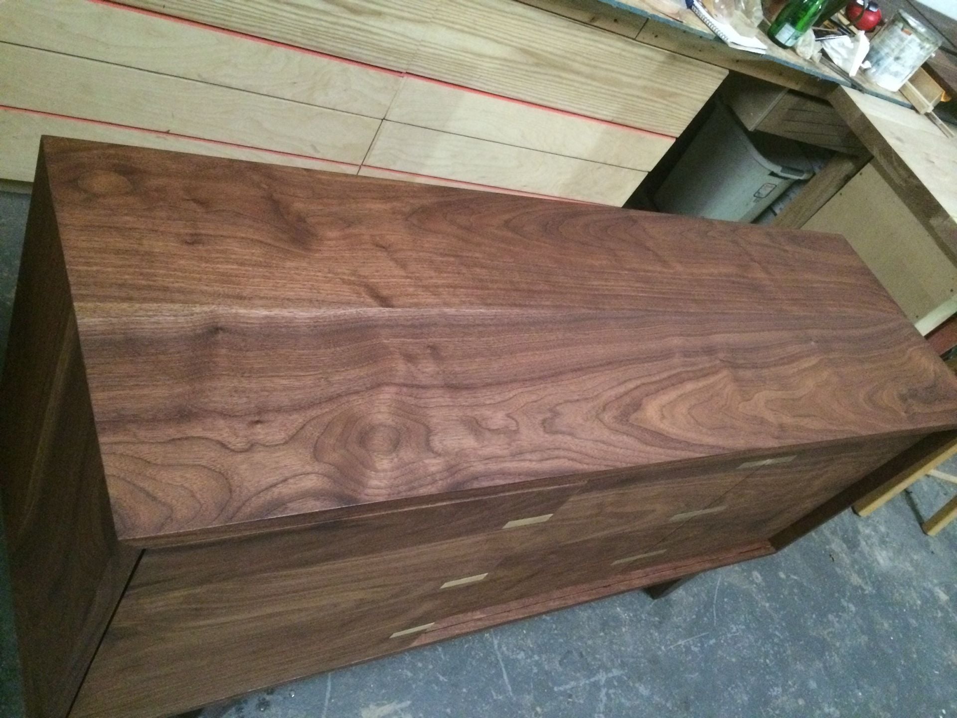 Elegant Mid Century Modern Claro Walnut Credenza 5