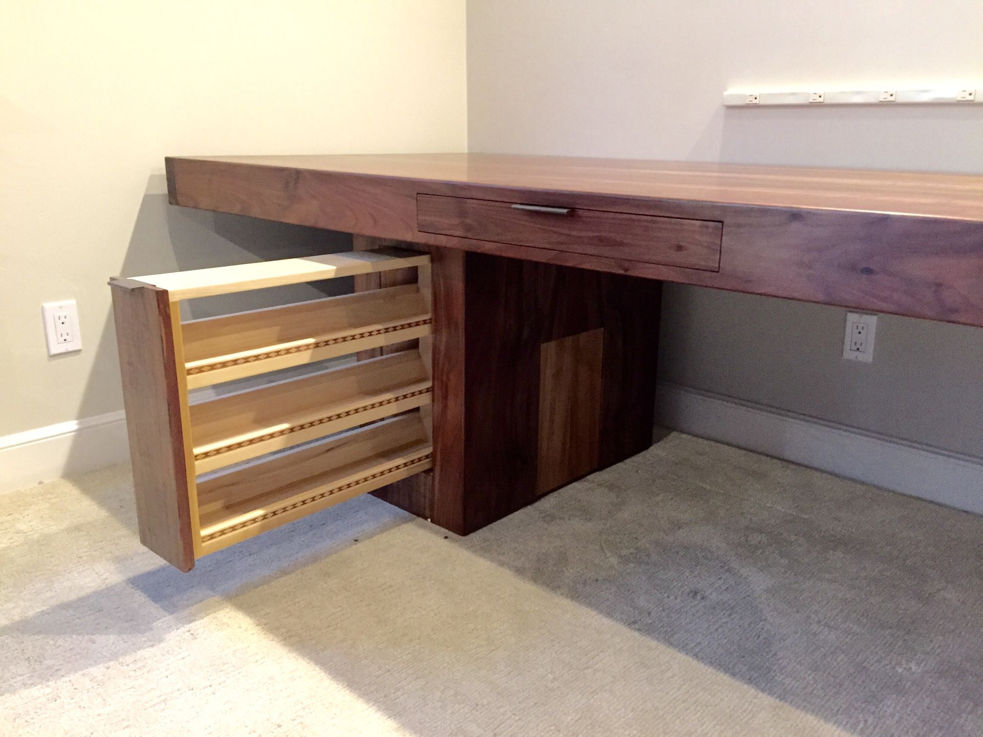 Walnut Desk Or Conference Table 2