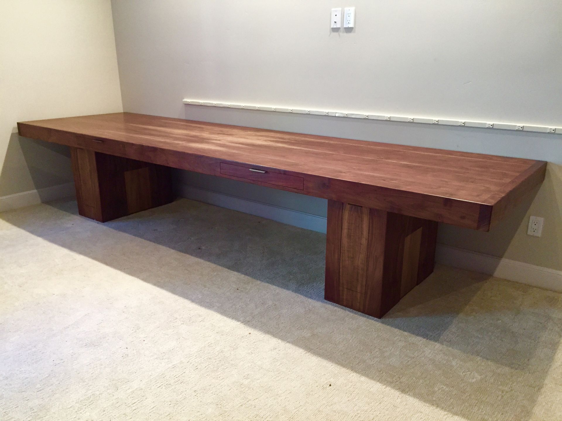 Walnut Desk Or Conference Table 3