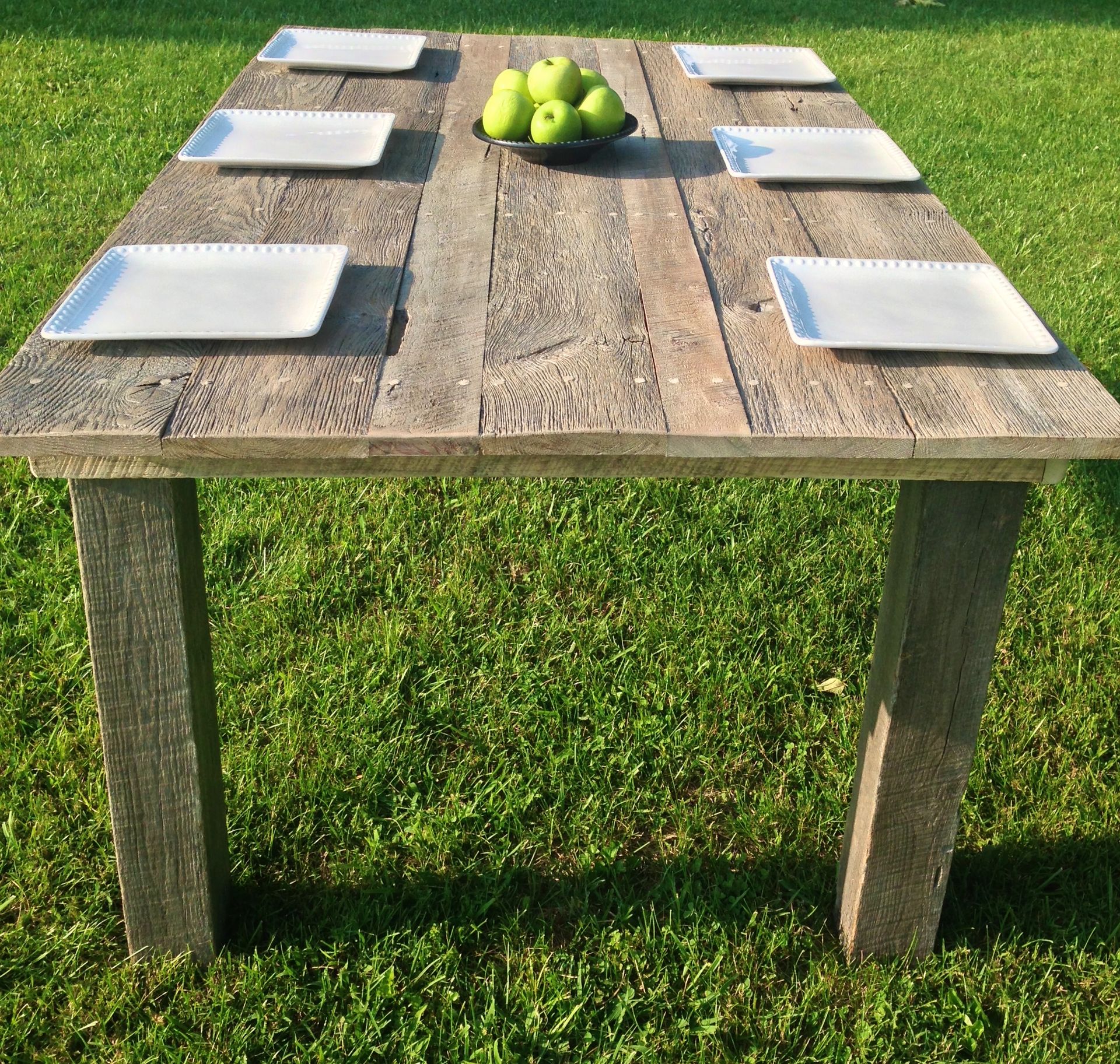 Barnwood Farm Table (Dakota Collection) 2 