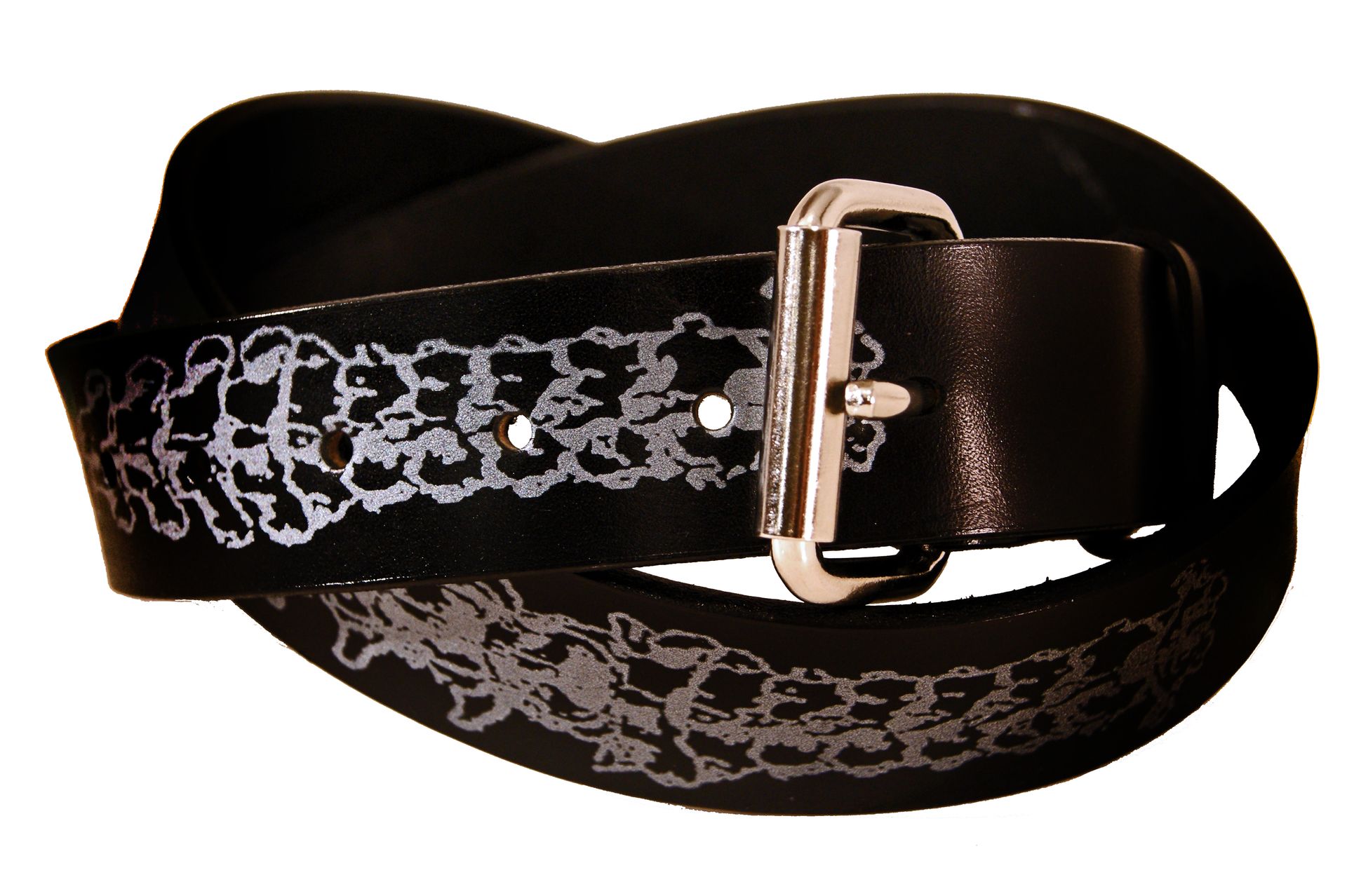 Vertebrae Leather Belt 2