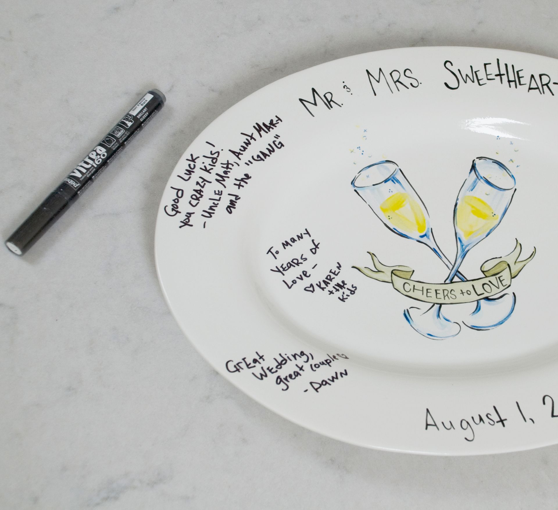 Signature Platter For Engagement, Wedding, Graduation, Bridal Shower, Etc.. 3 