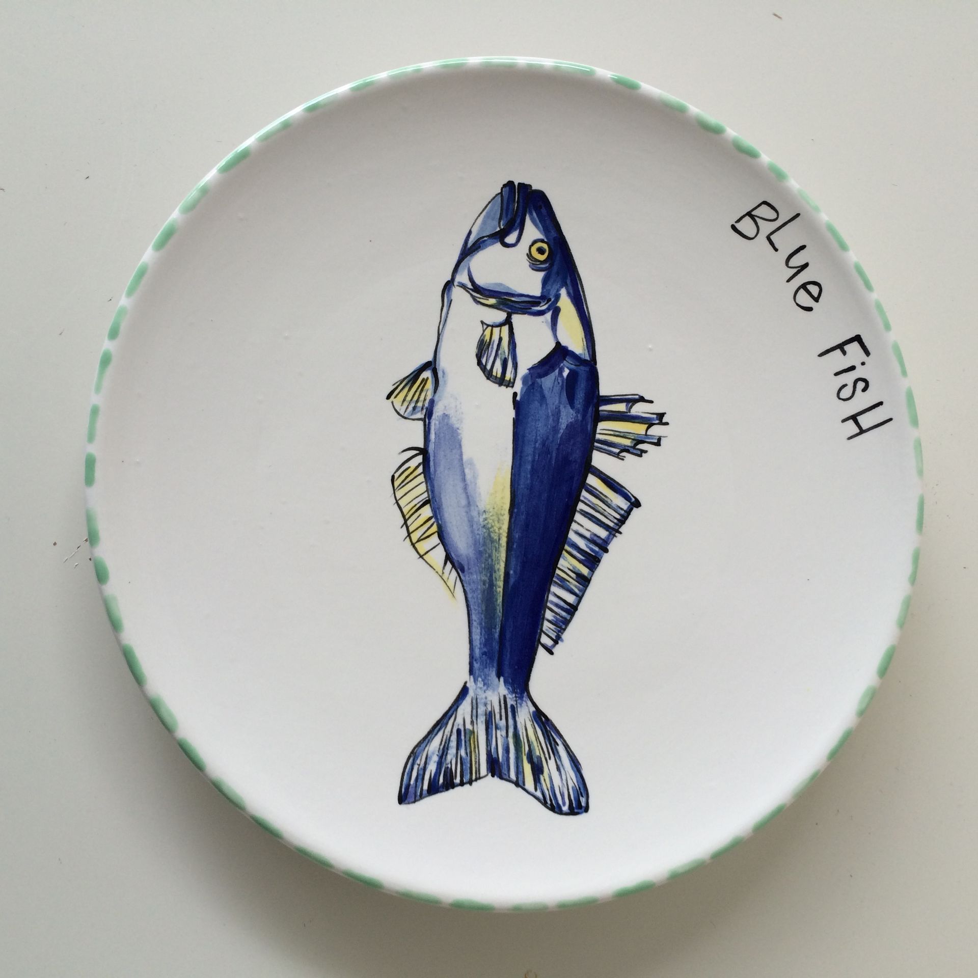 Sealife Salad Plate Set Of 5 Round Dishes 3 