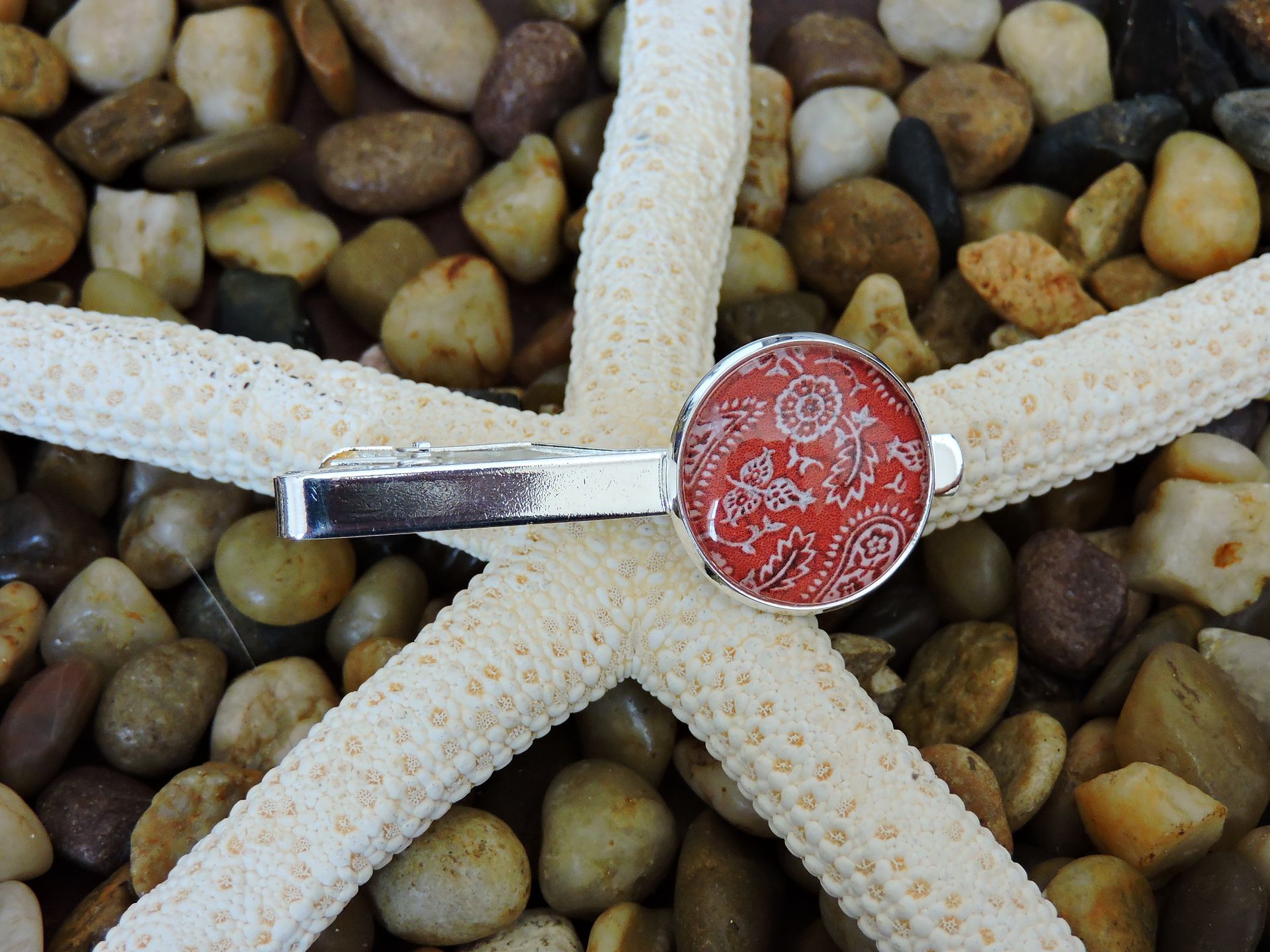 Custom 20mm Sterling Silver Plated Tie Clip