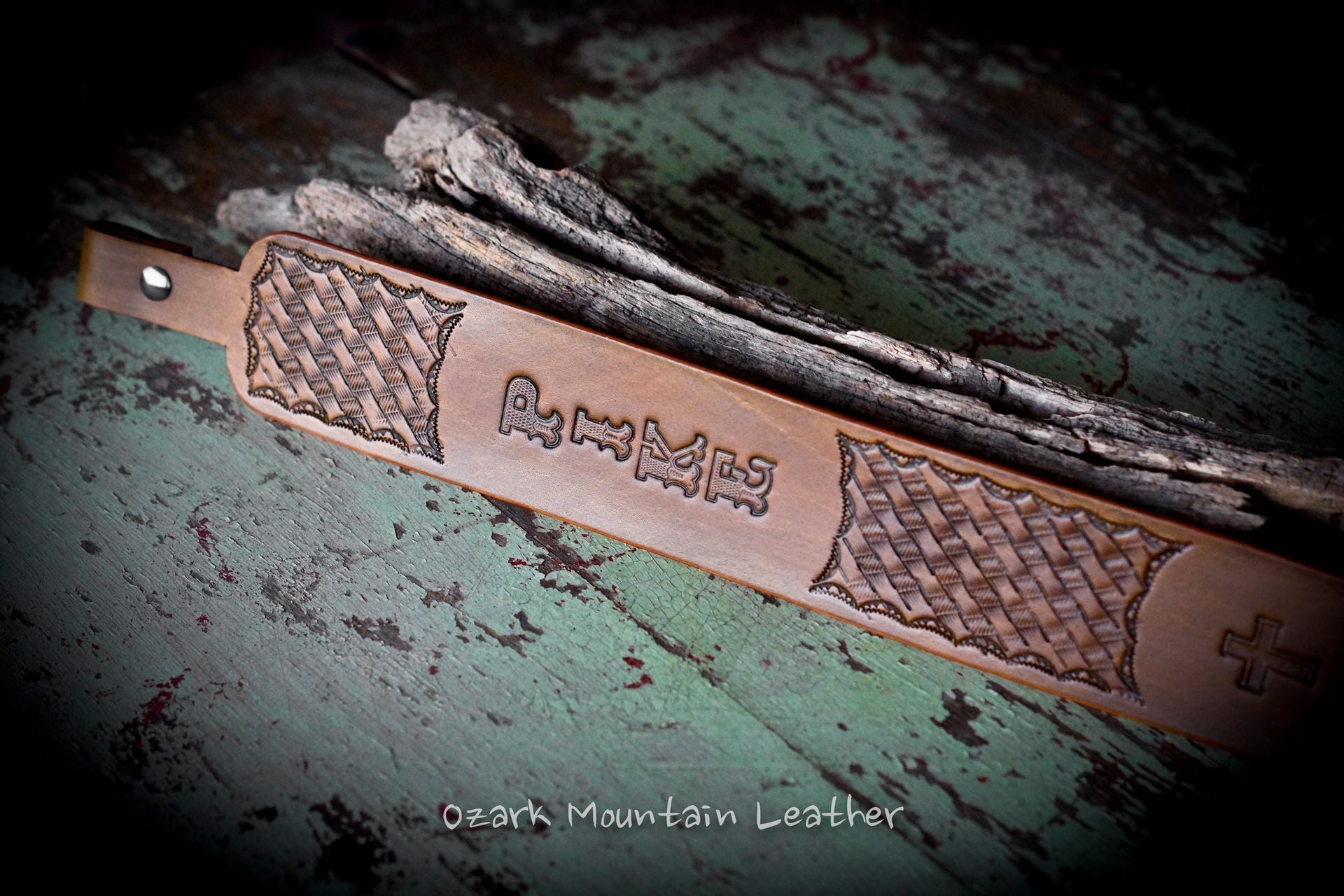 Customized Vegetable Tanned Leather Rifle Sling Or Gun Sling Hand Tooled Slim Style. 3 