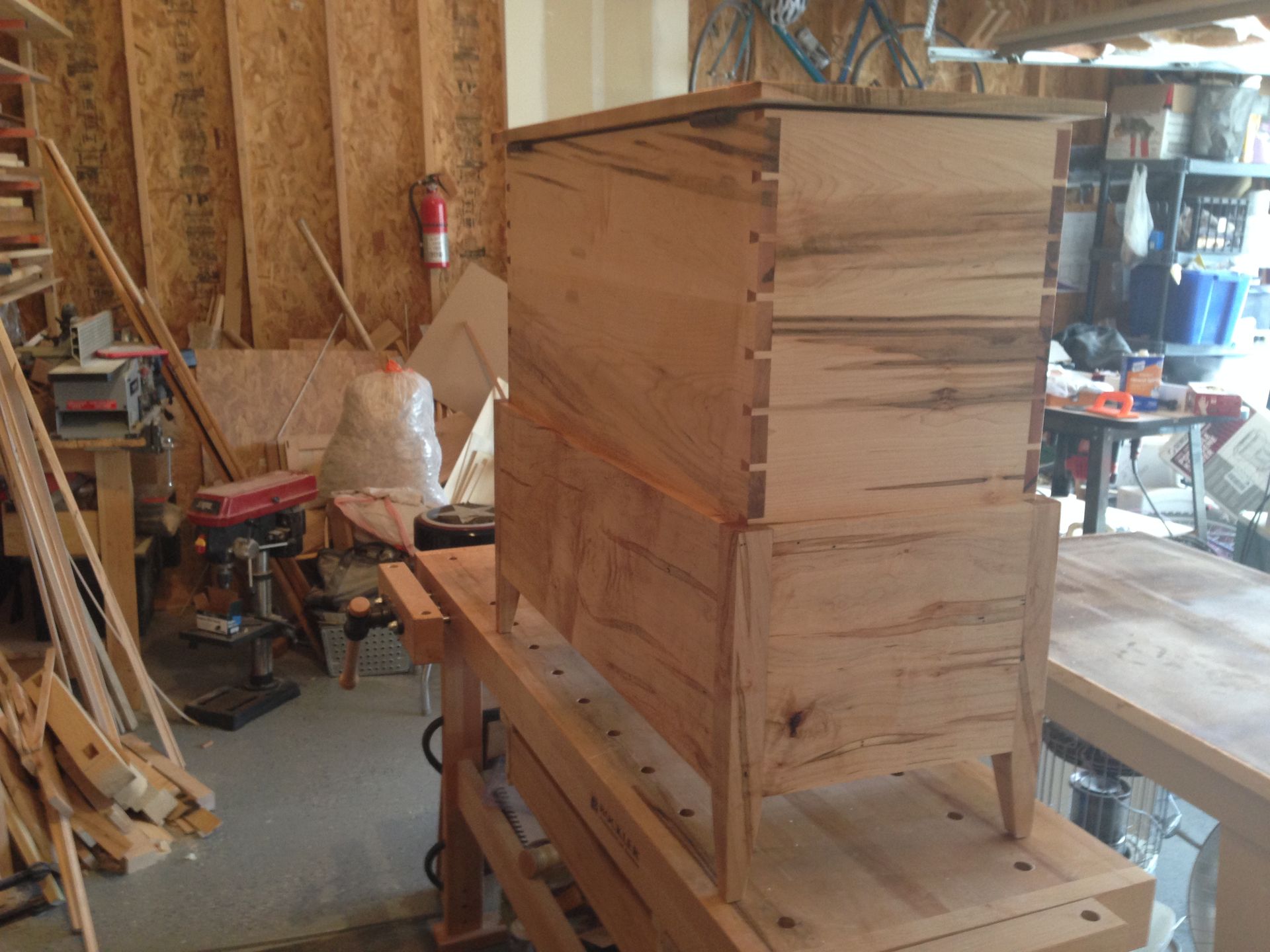 Four Drawer Asymmetrical Hope Chest 4 