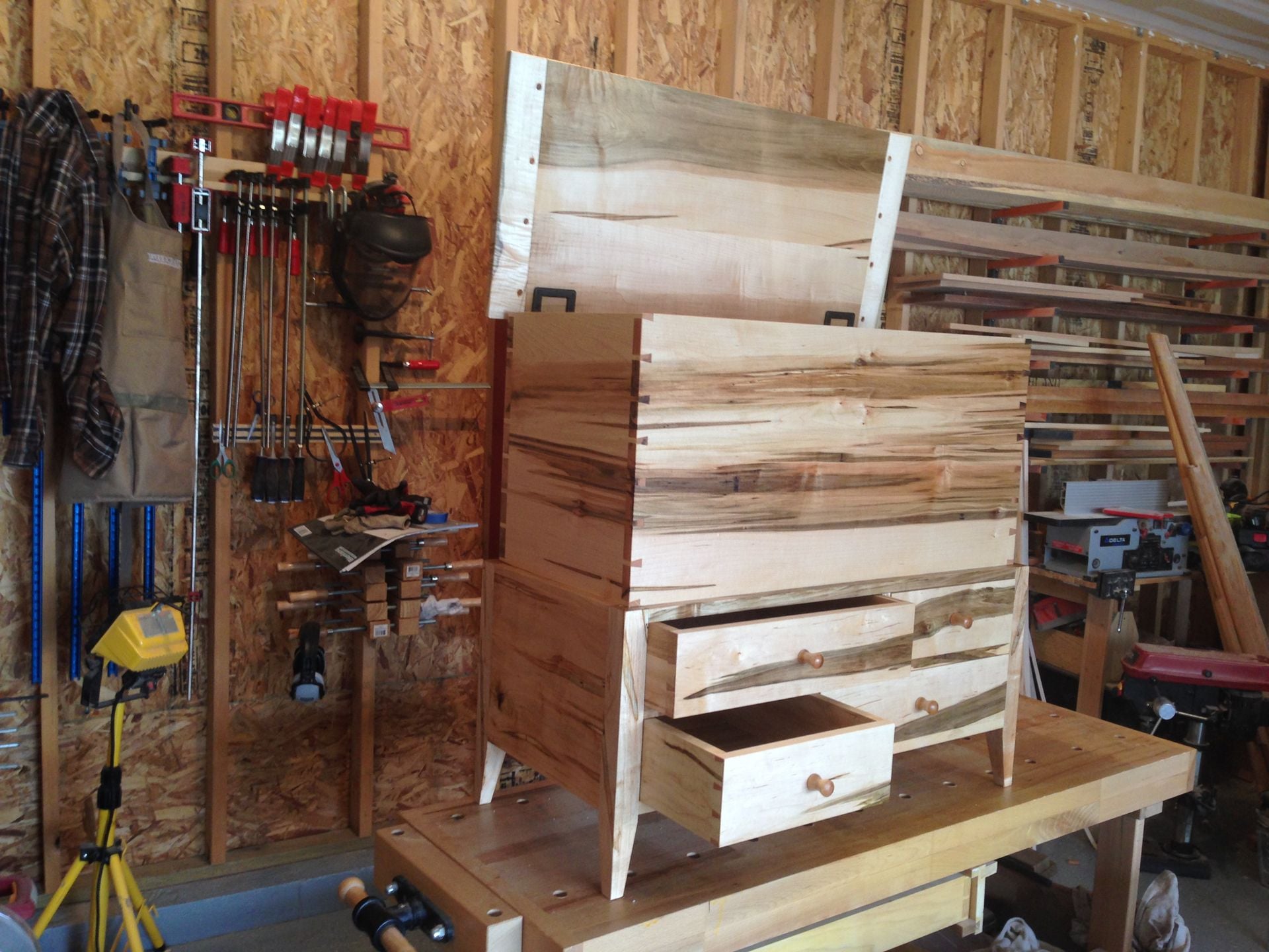 Four Drawer Asymmetrical Hope Chest