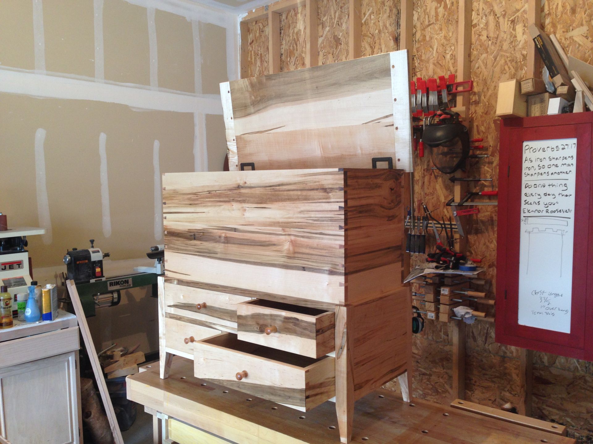 Four Drawer Asymmetrical Hope Chest 2 