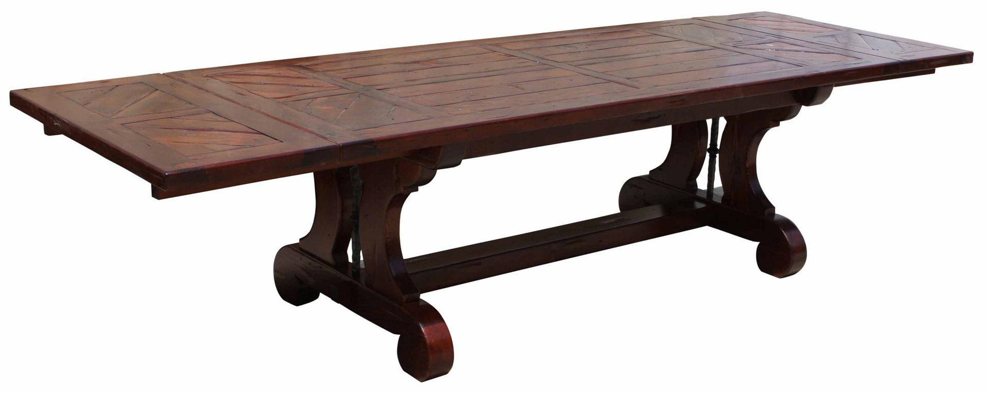 Lourdes Dining Table - Parquet Top 1 