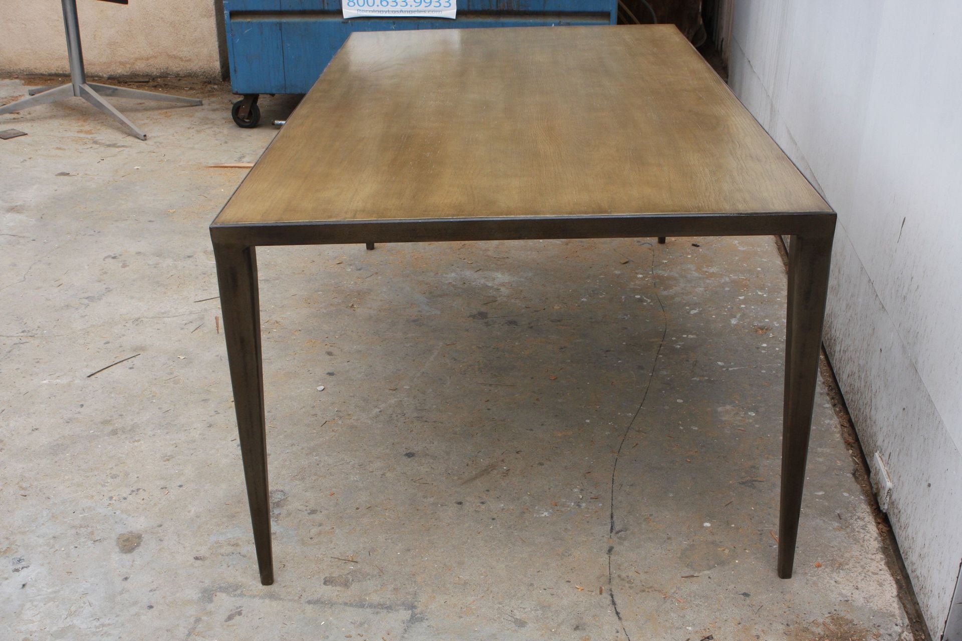 Edison Metal Dining Table (Floor Model) 2 