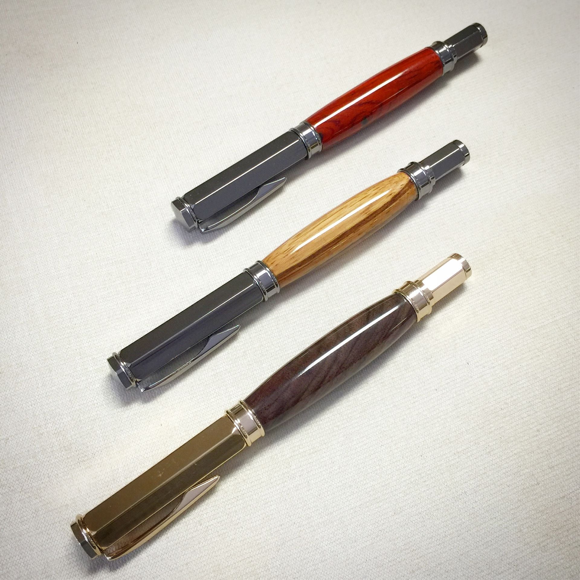 Handmade Wooden Rollerball Pen With Magnetic Cap
