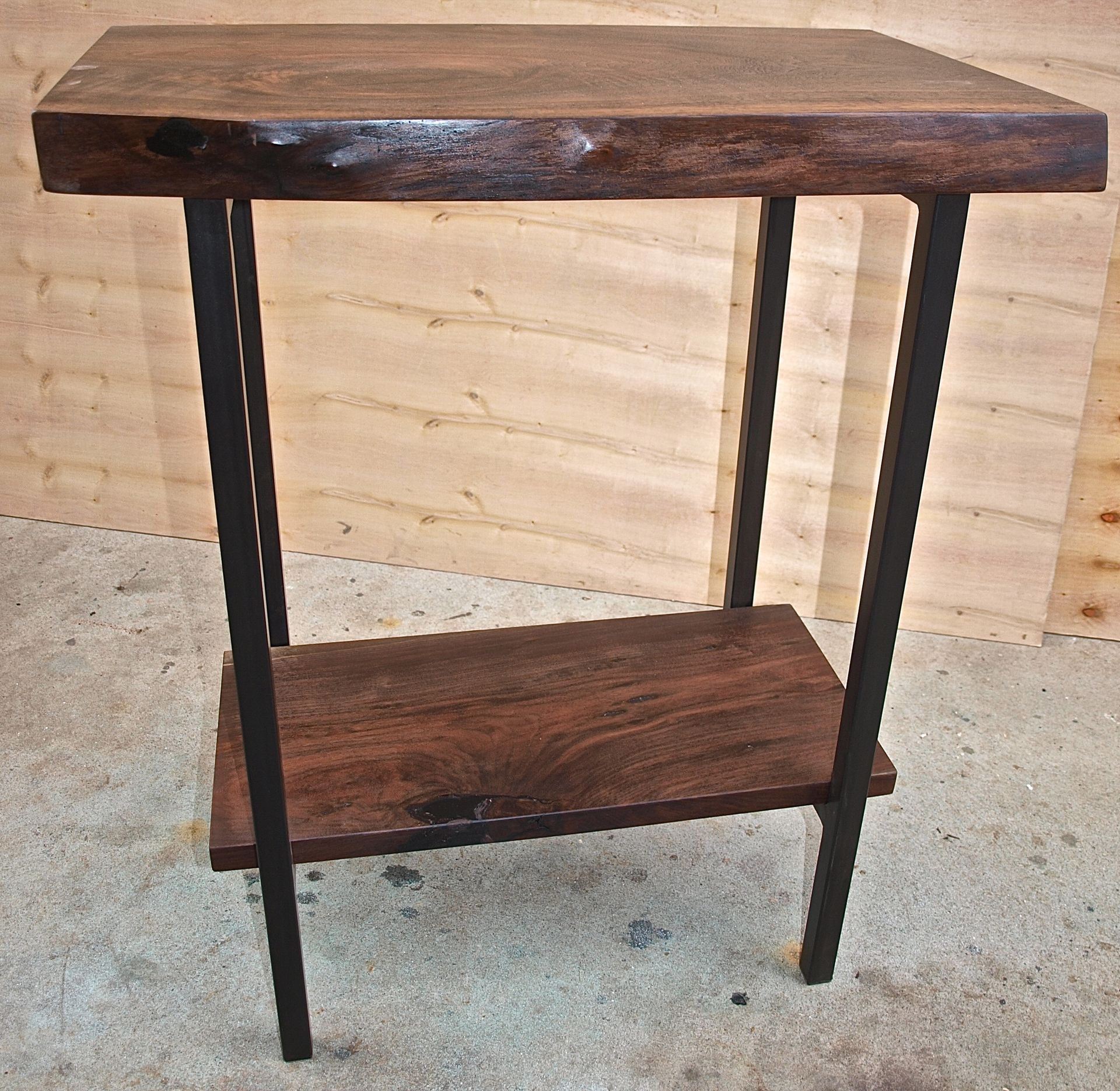 Live Edge Walnut Entry Table 3