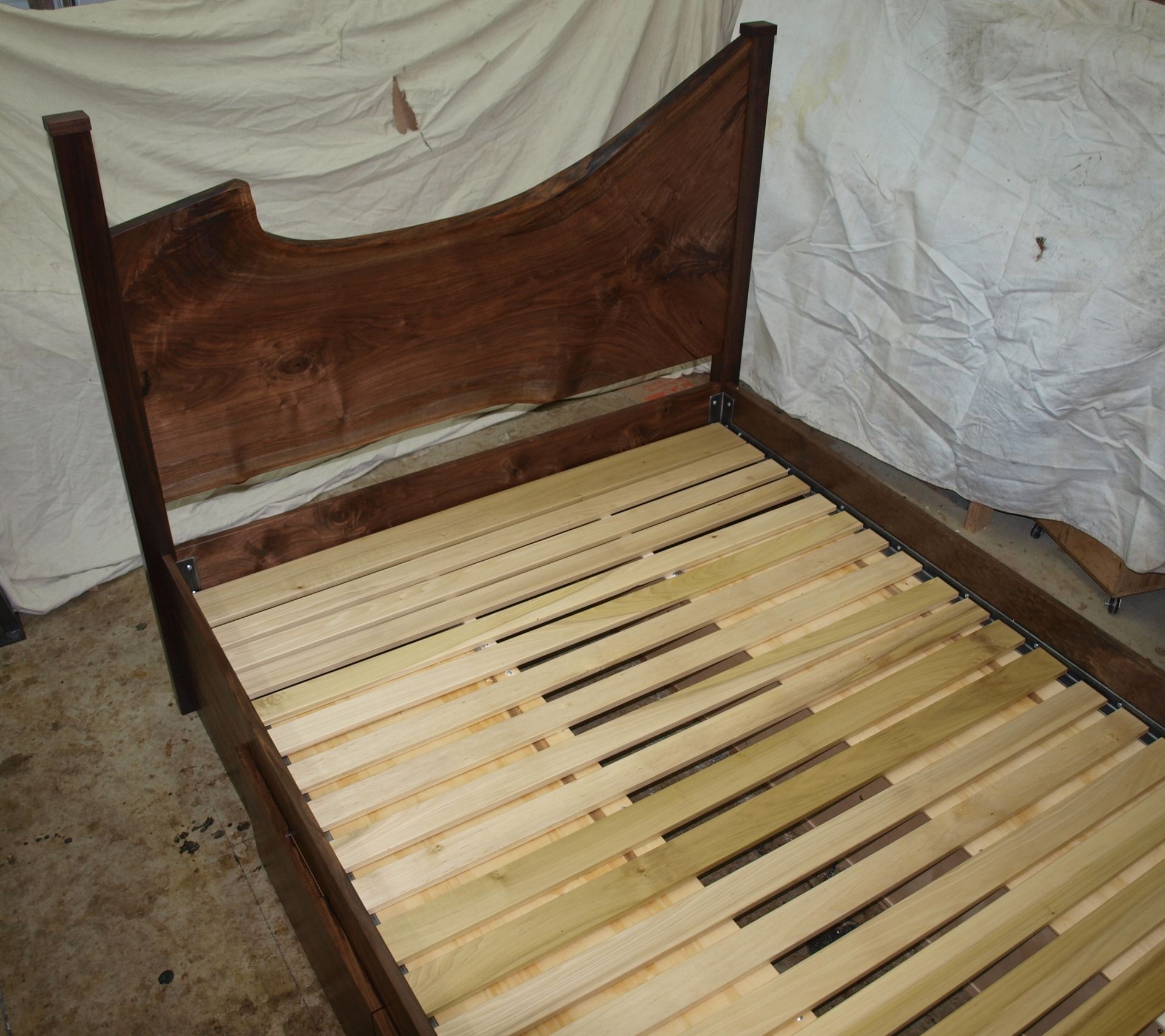 Walnut Live Edge Bed 4 