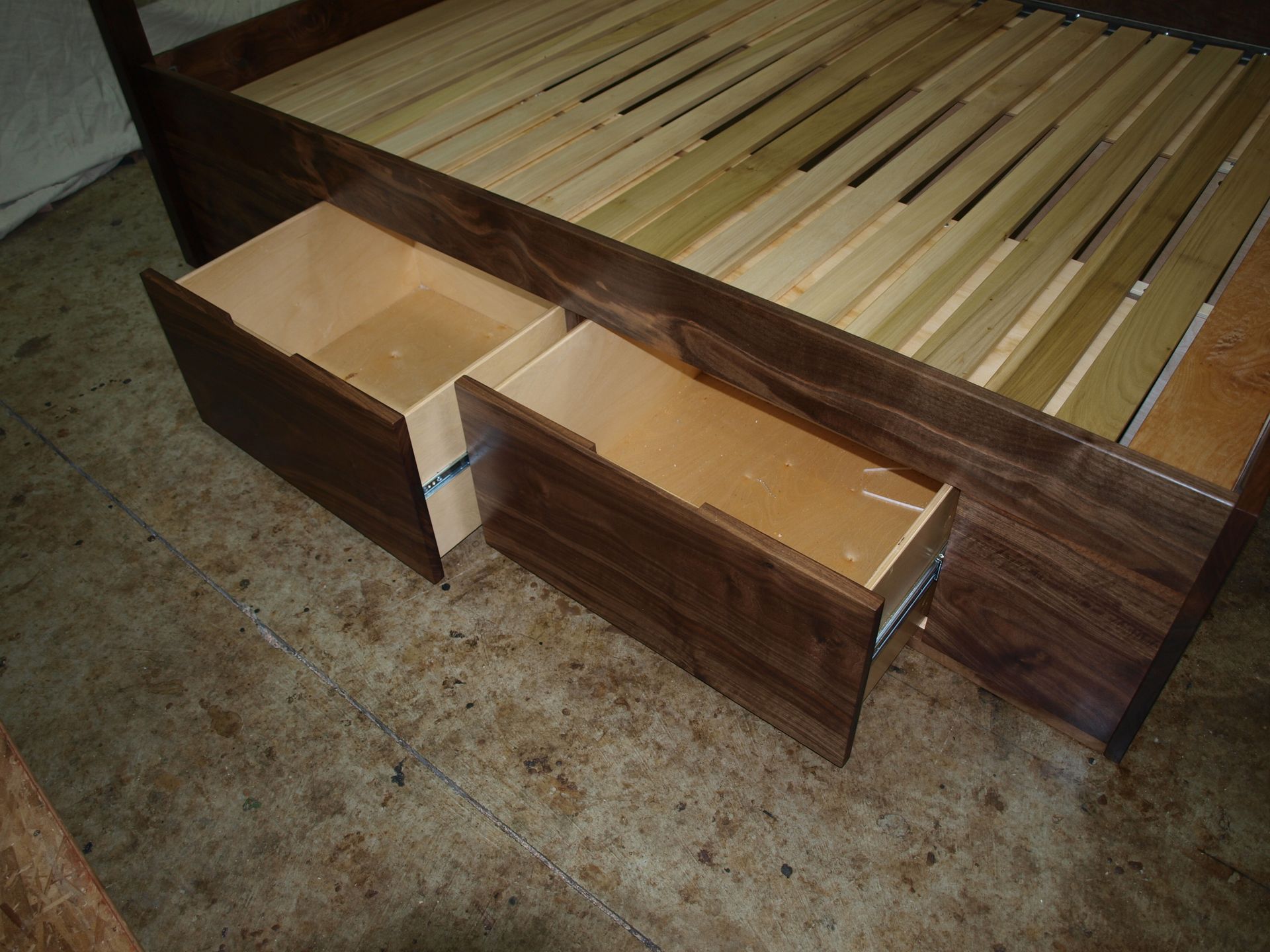 Walnut Live Edge Bed 3 