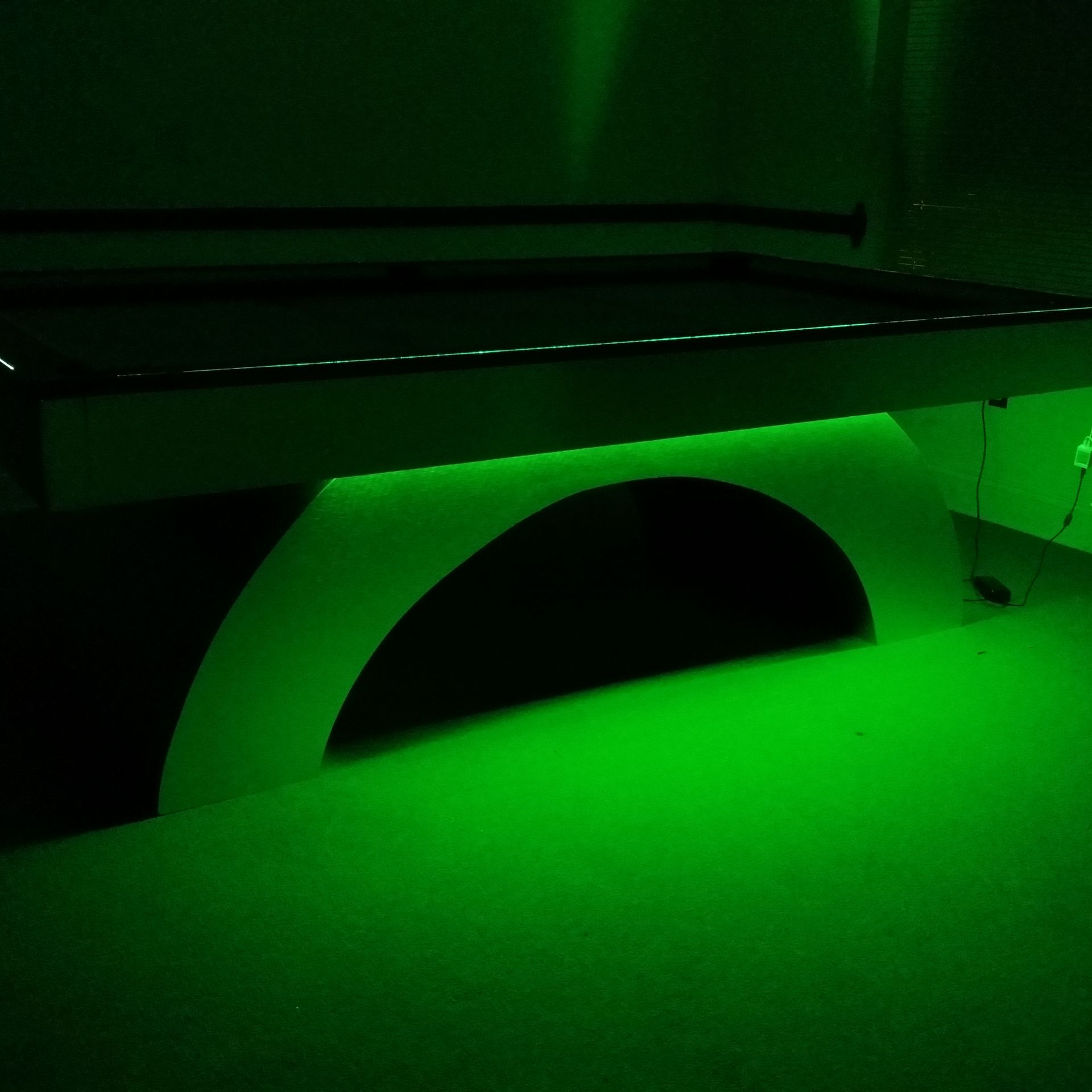 8ft Arched Pool Table With Led Lights ! 6