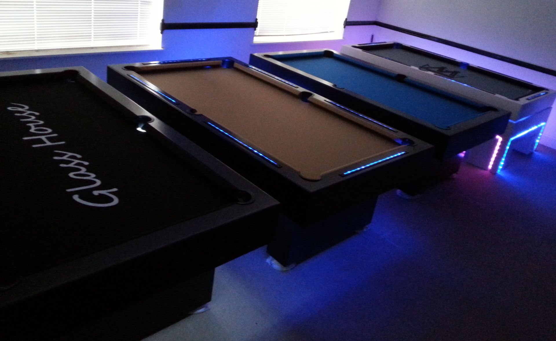 Custom 7 Ft Pool Table's With L.E.D Lights ! 2
