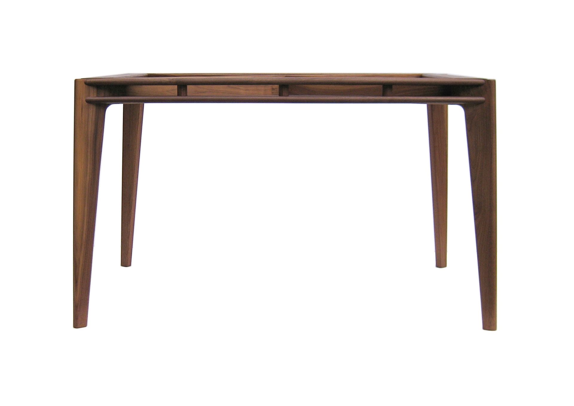 Ariana Walnut Mid Century Modern Table Base For Marble Or Stone Top 4