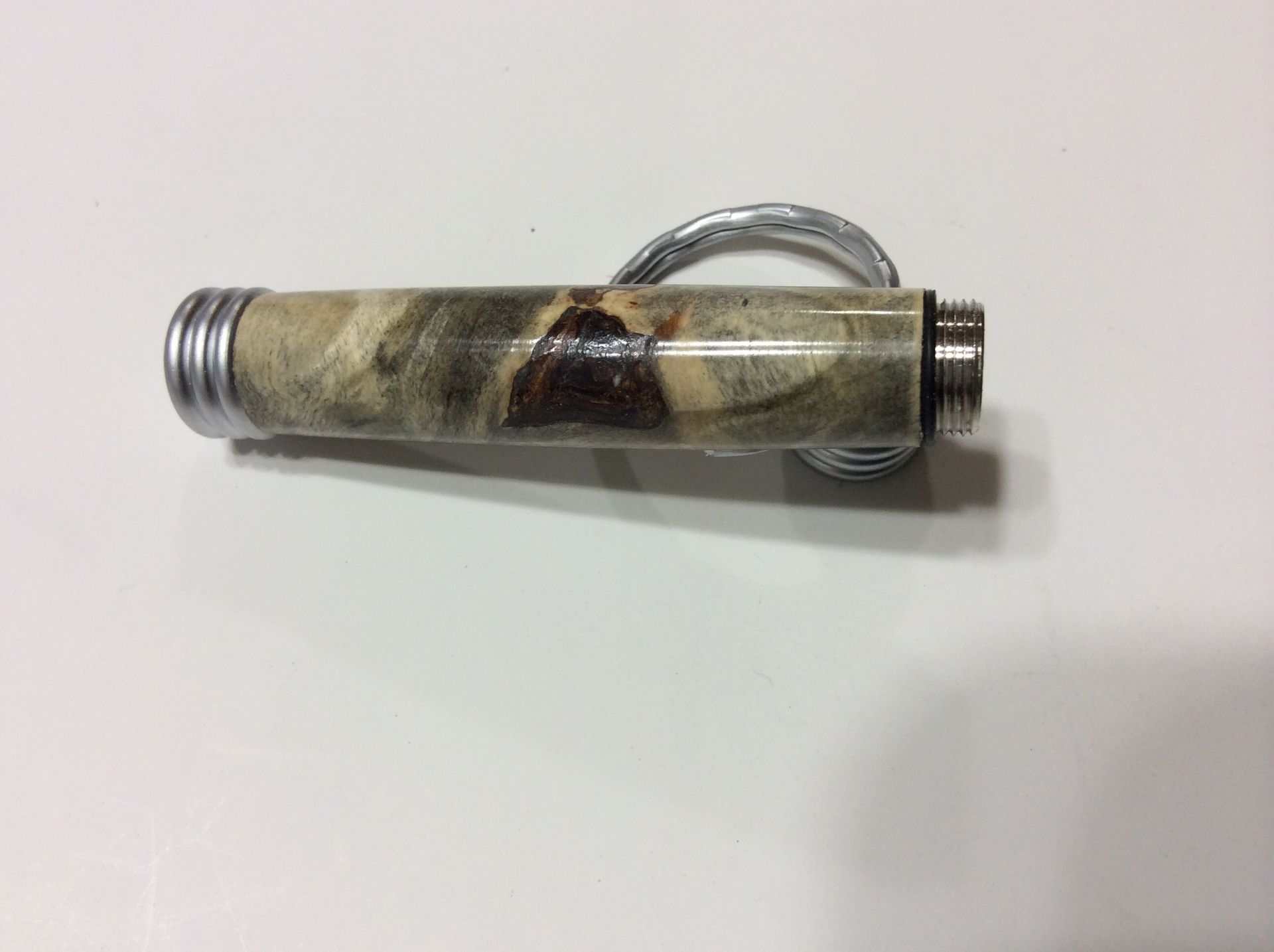 Buckeye Burl Secret Compartment Keychains 4