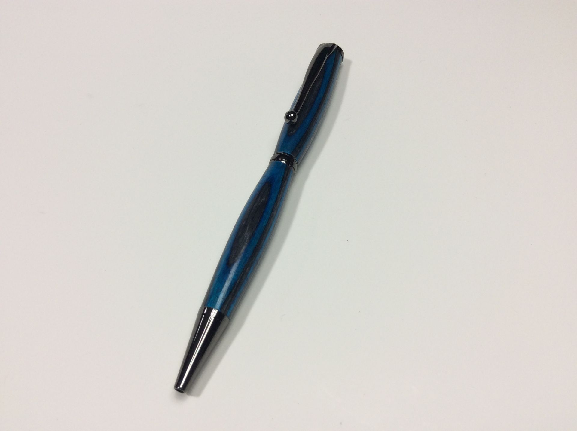 Deep Sky Blue And Black Gun Metal