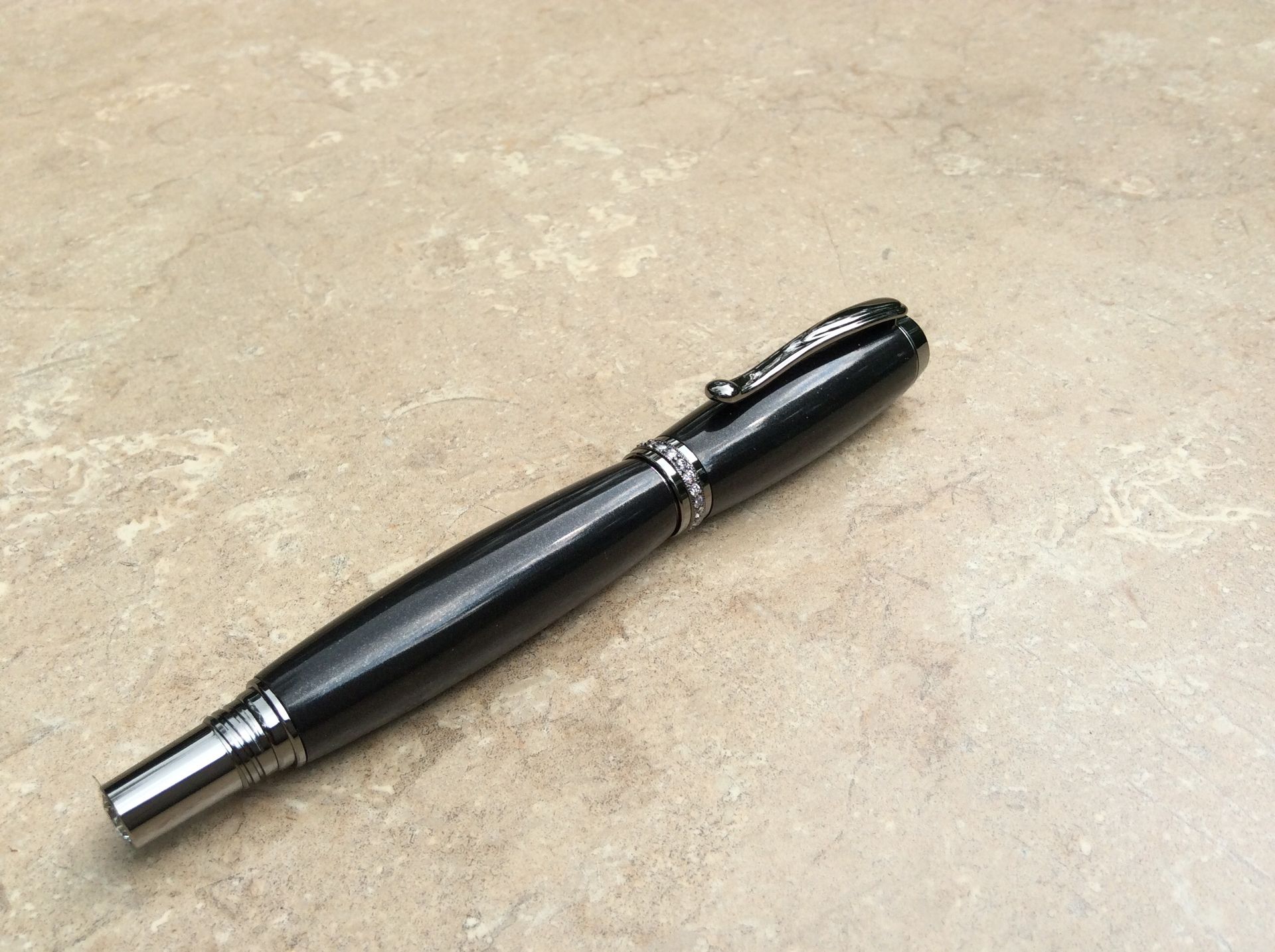Double Black Titanium Venus Rollerball