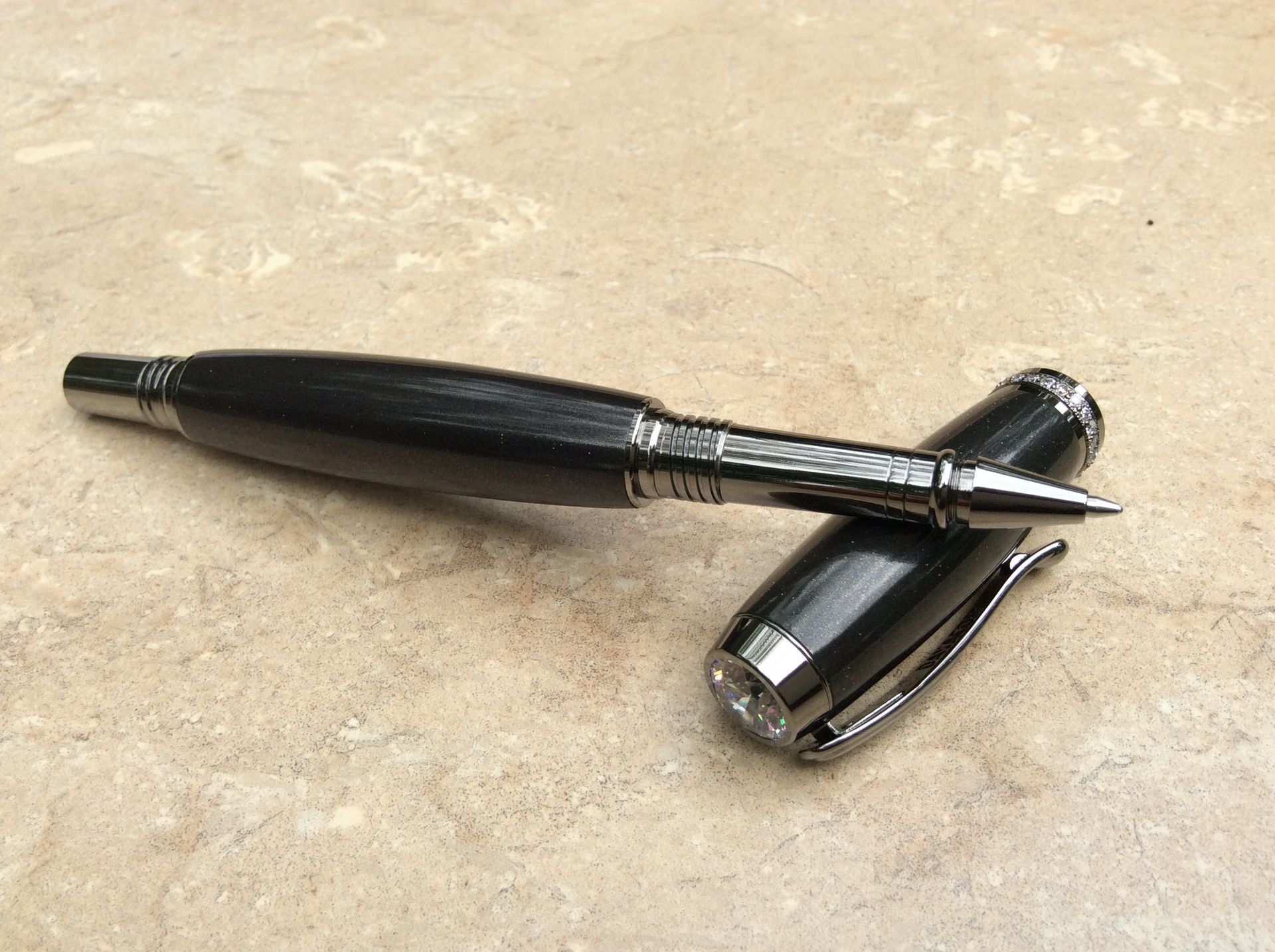 Double Black Titanium Venus Rollerball 5