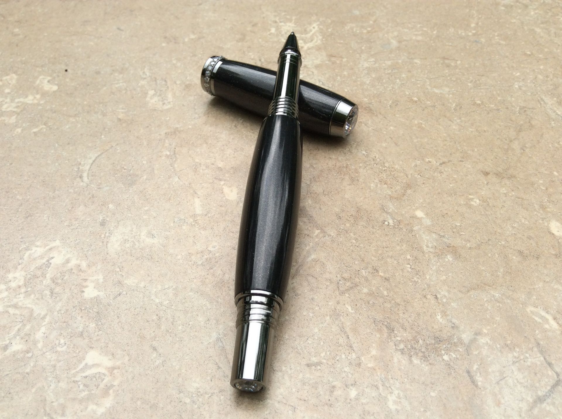 Double Black Titanium Venus Rollerball 6