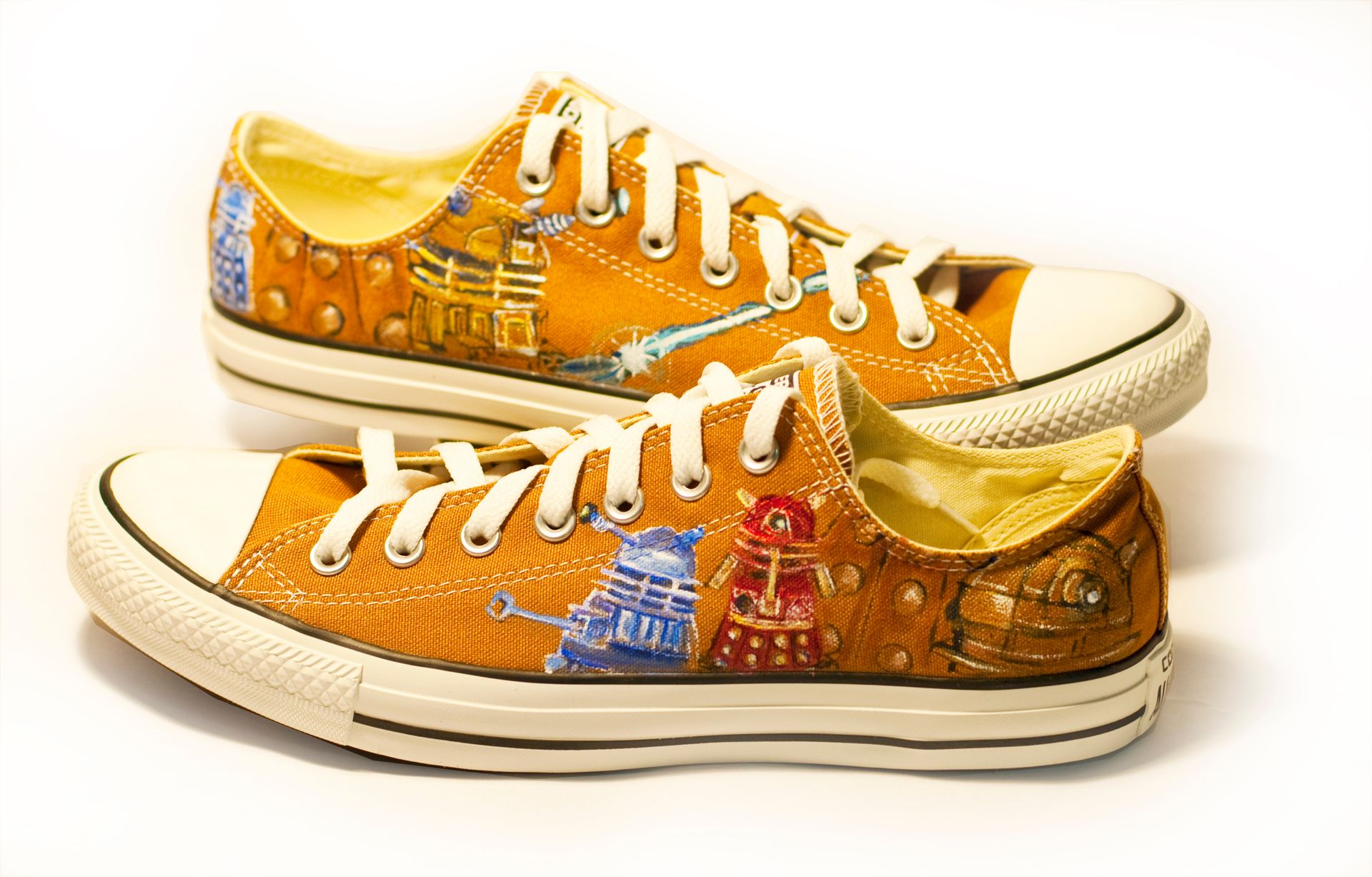 Custom Painted Canvas Shoes 3