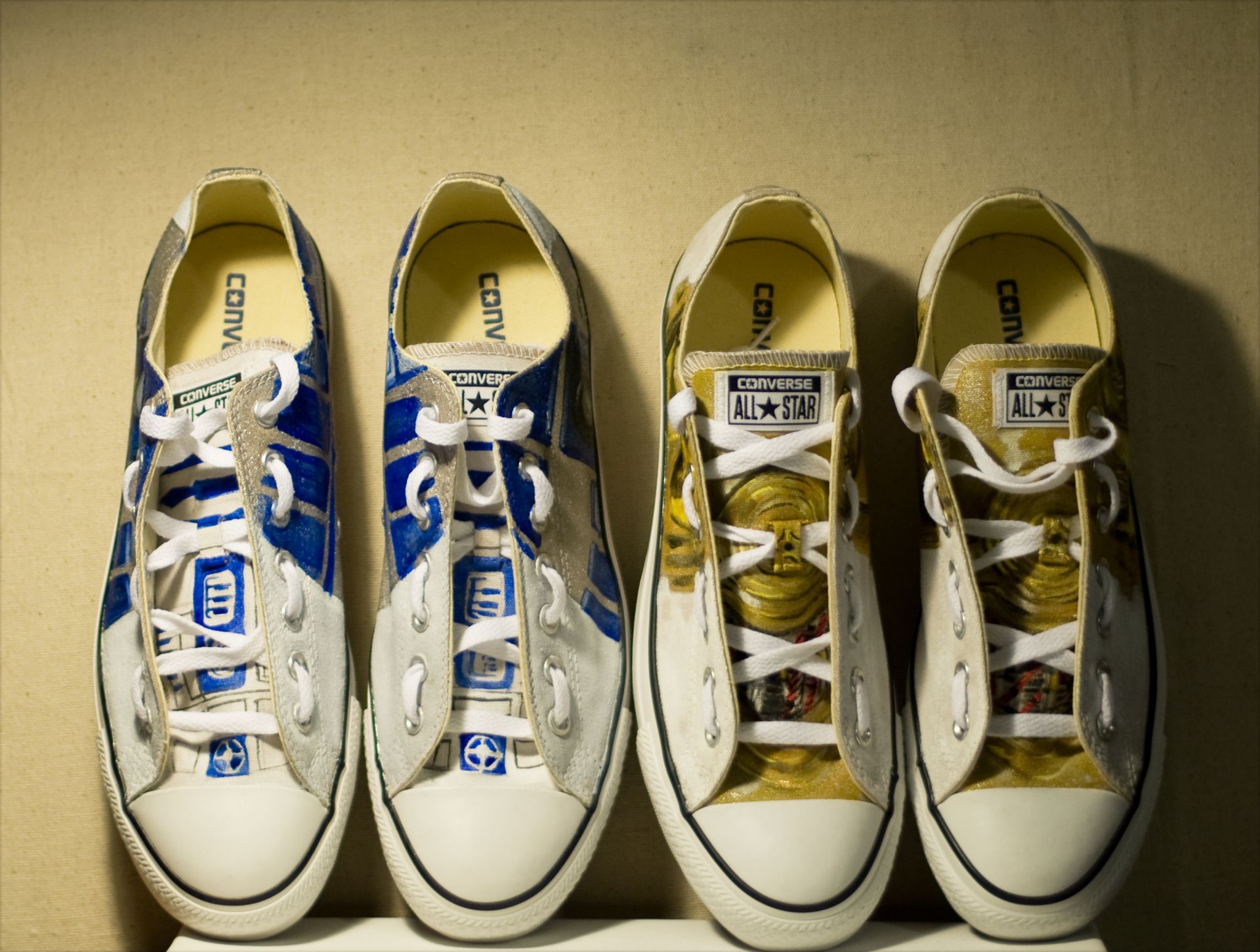 Custom Painted Canvas Shoes 6