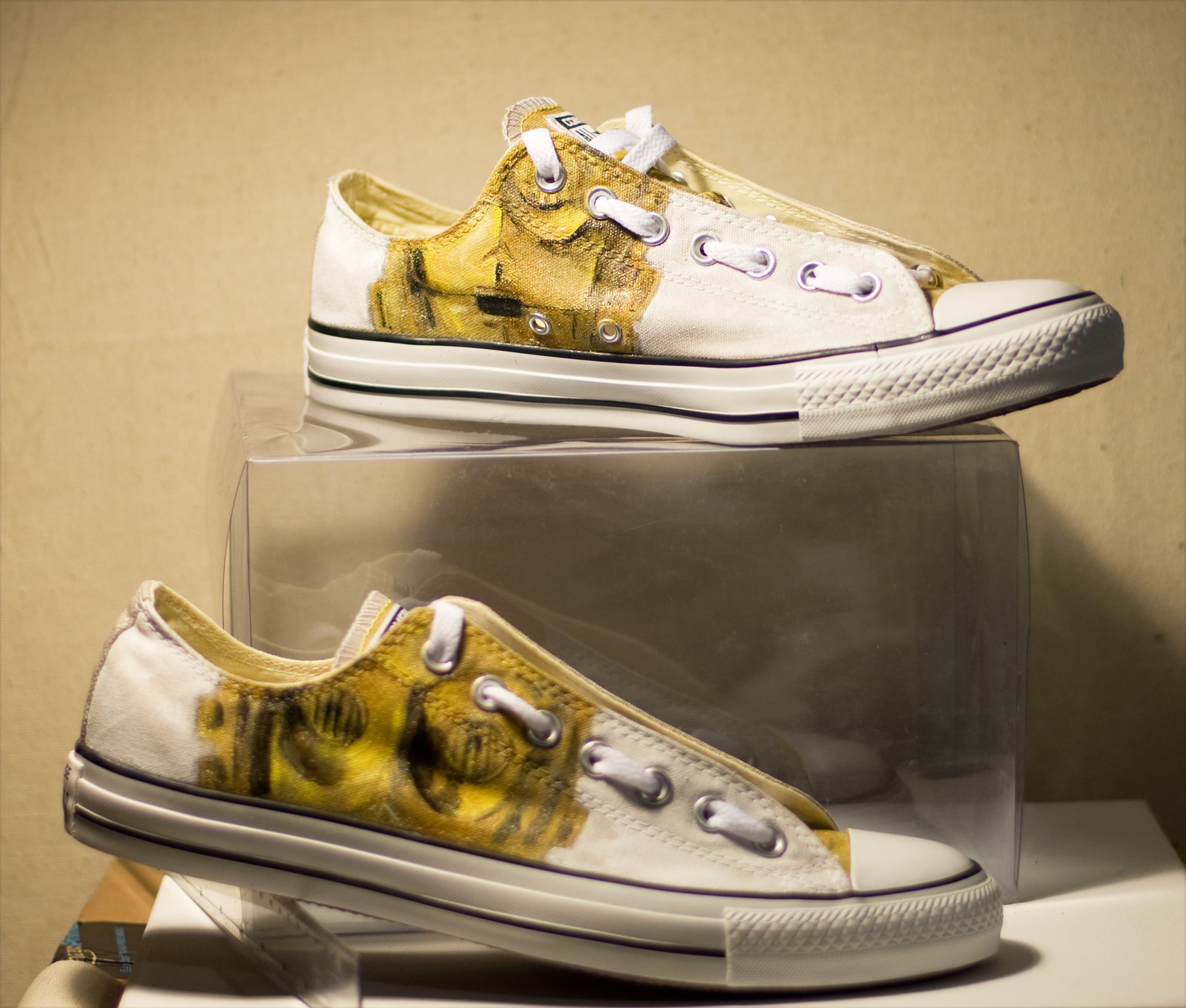 Custom Painted Canvas Shoes 7
