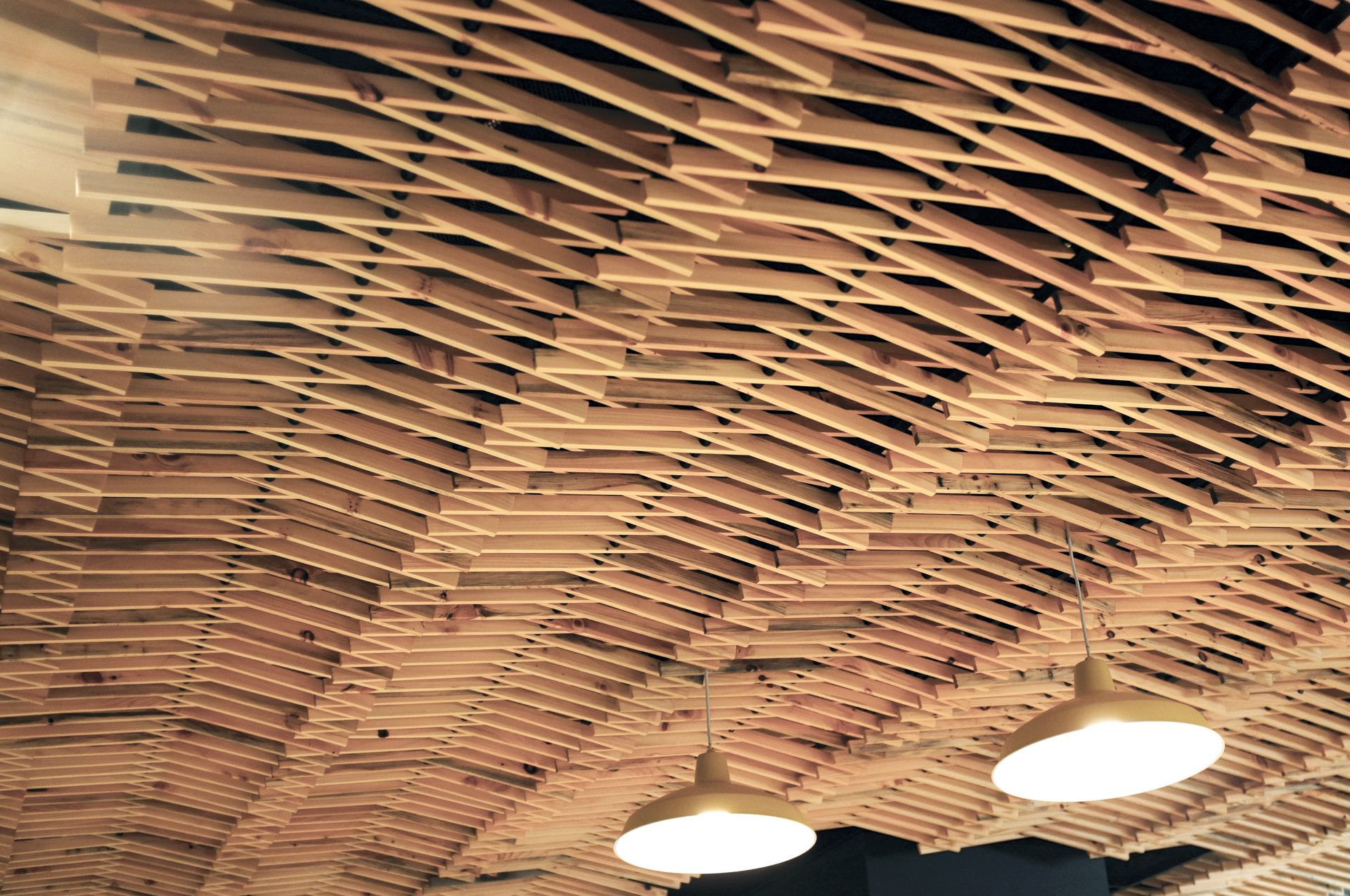 White Pine Slat Ceiling 5