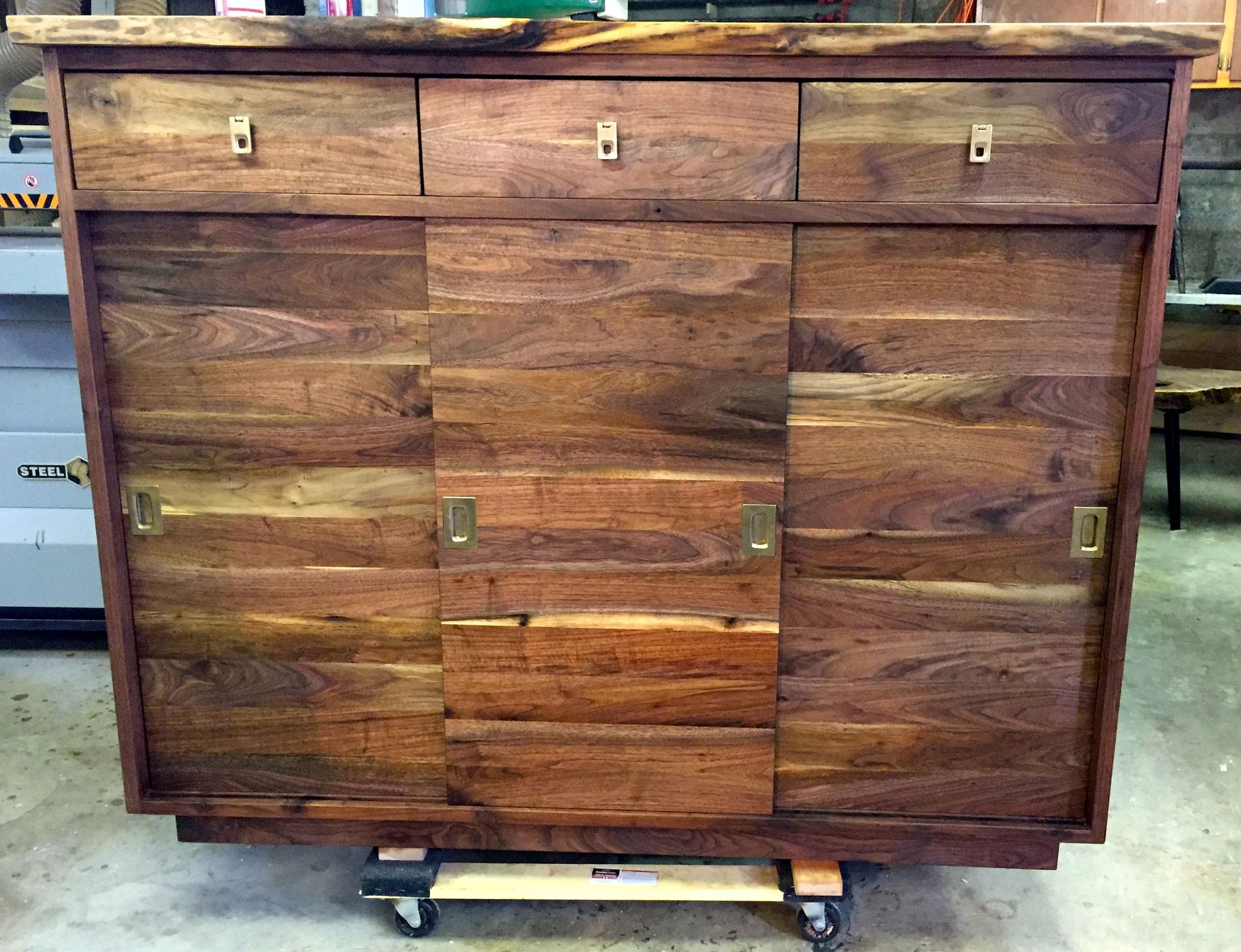 Live Edge Walnut Cabinet 3