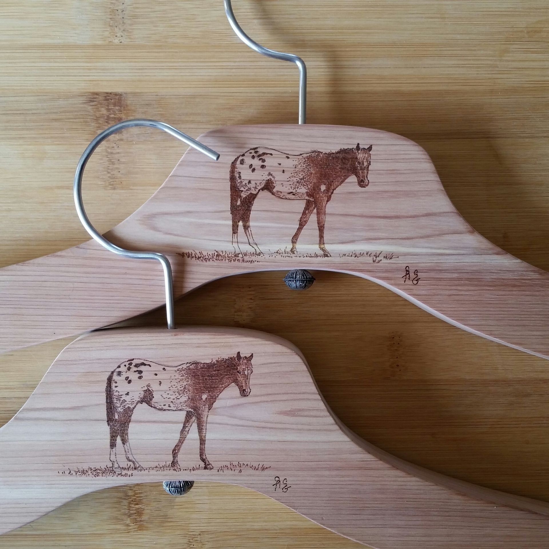 Handcrafted Cedar Hangers 5 