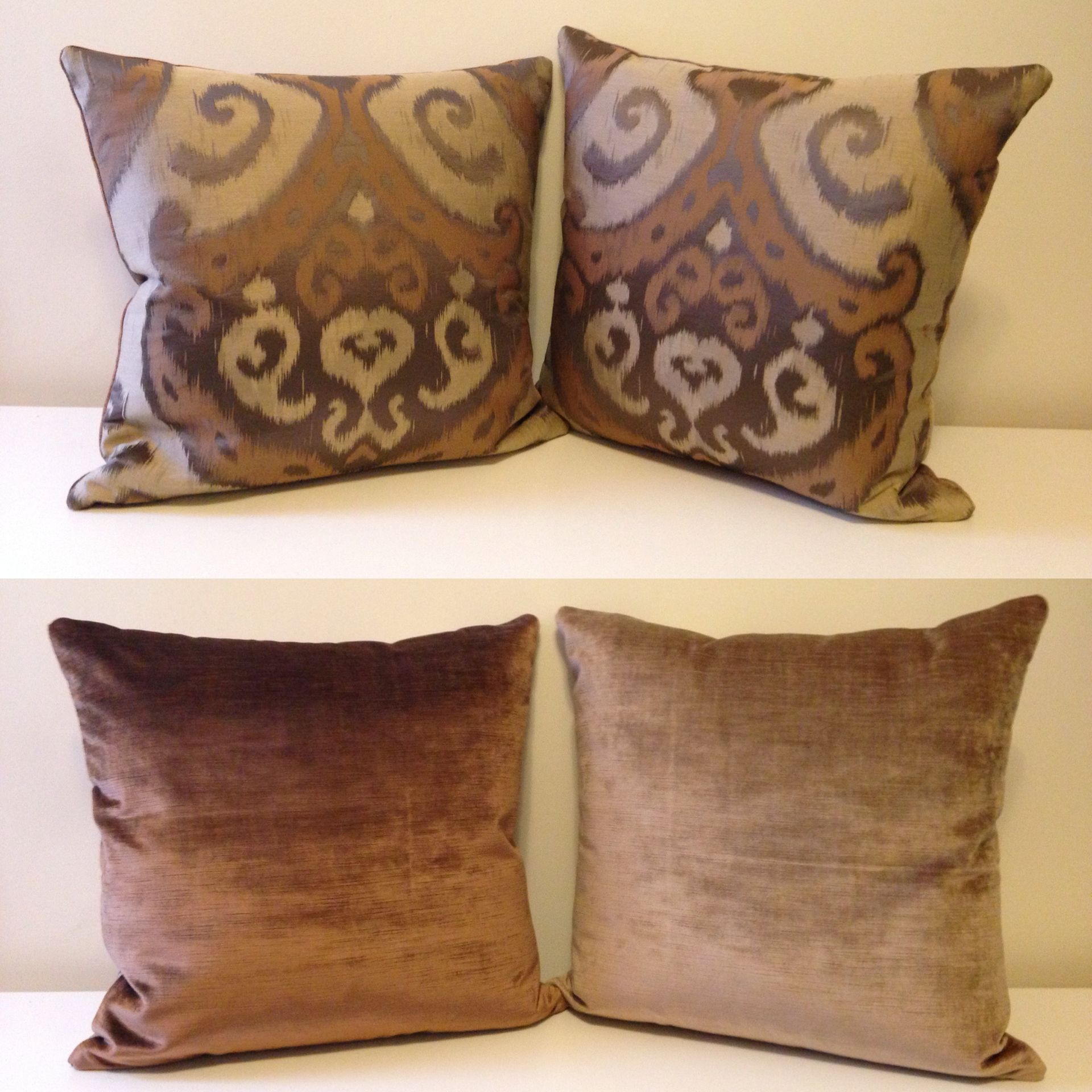 One Of A Kind Golden Brown Patter/Golden Velvet Back 5