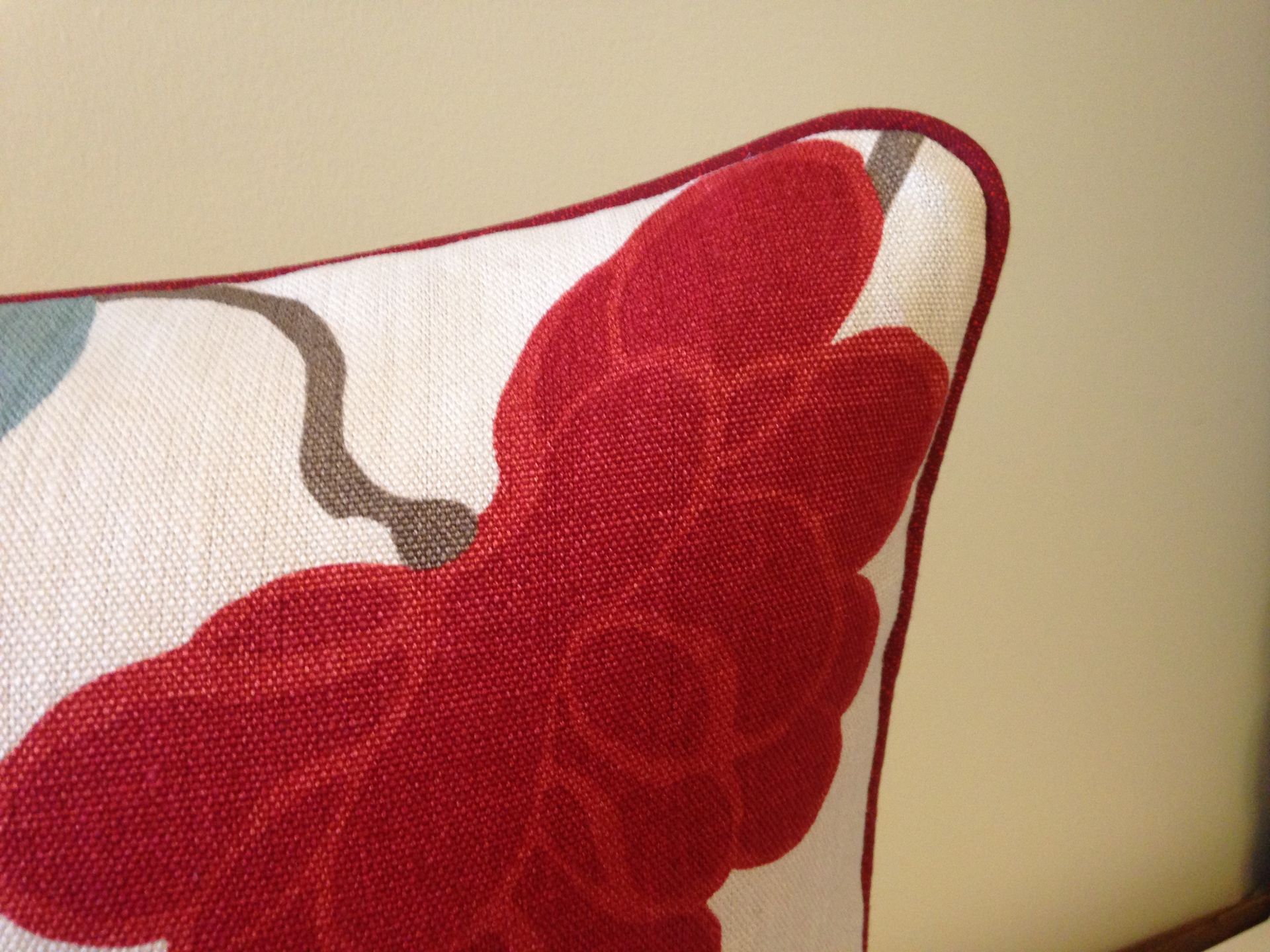 Red Roses Decorative Pillow 2