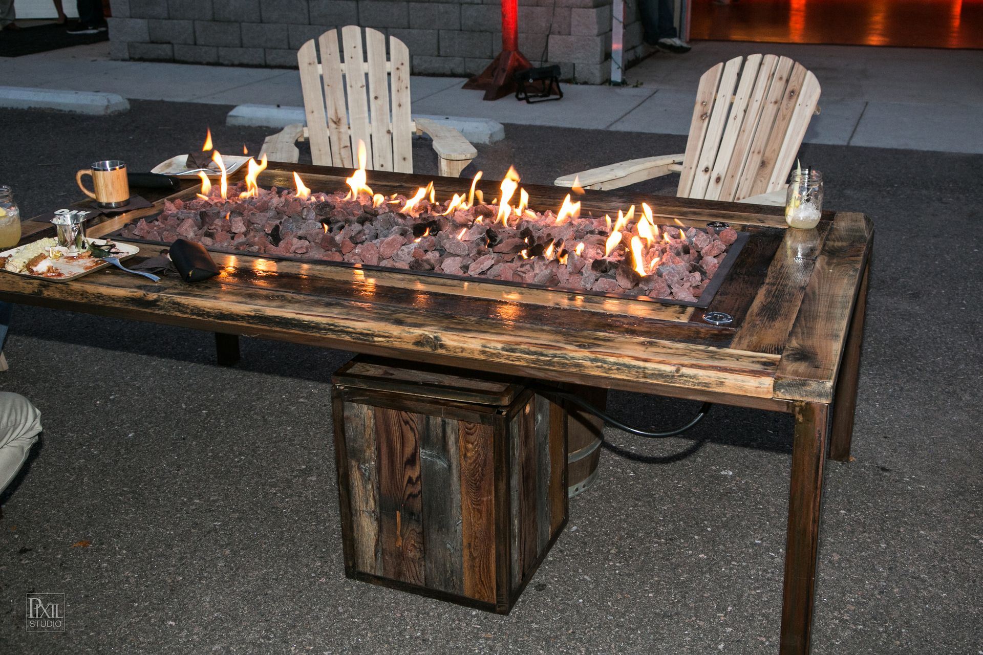 Seated Firetable