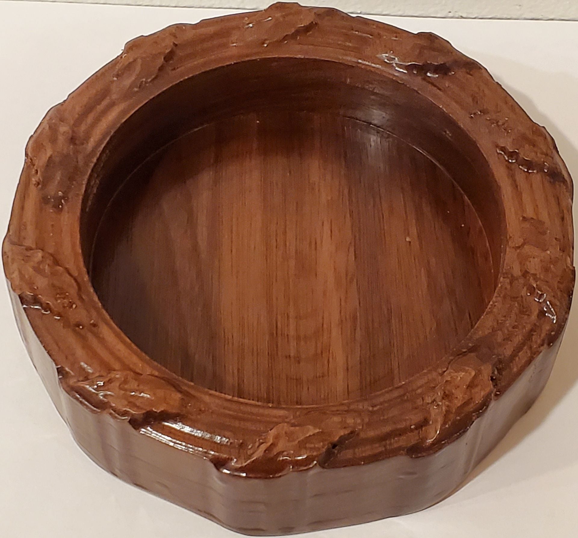 Wooden 3-Wick Candle Holder Wreath - Wreath Carving Wooden Candle Holder - Round Pillar Candleholder 4 