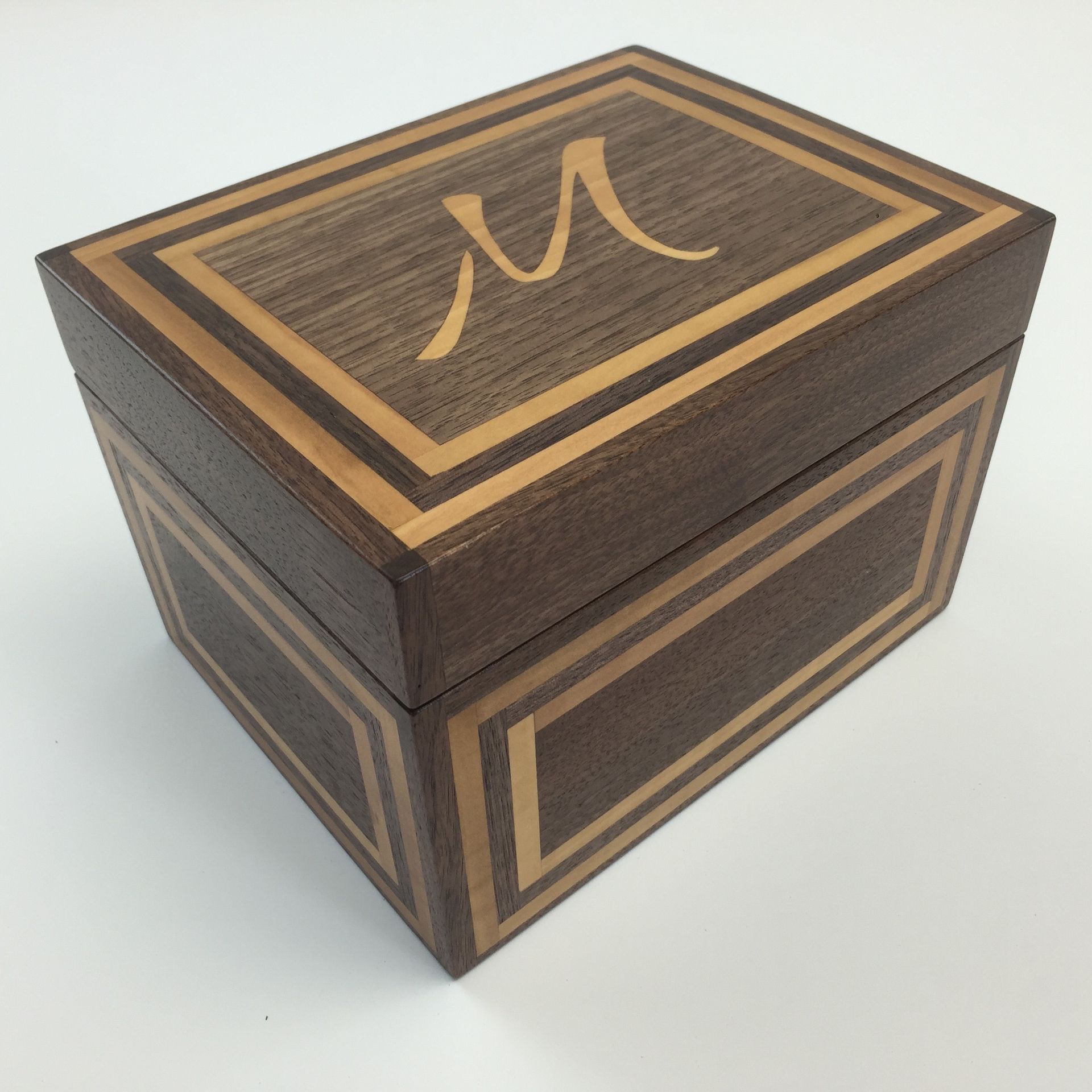 Black Walnut And Bradford Pear Recipe Box