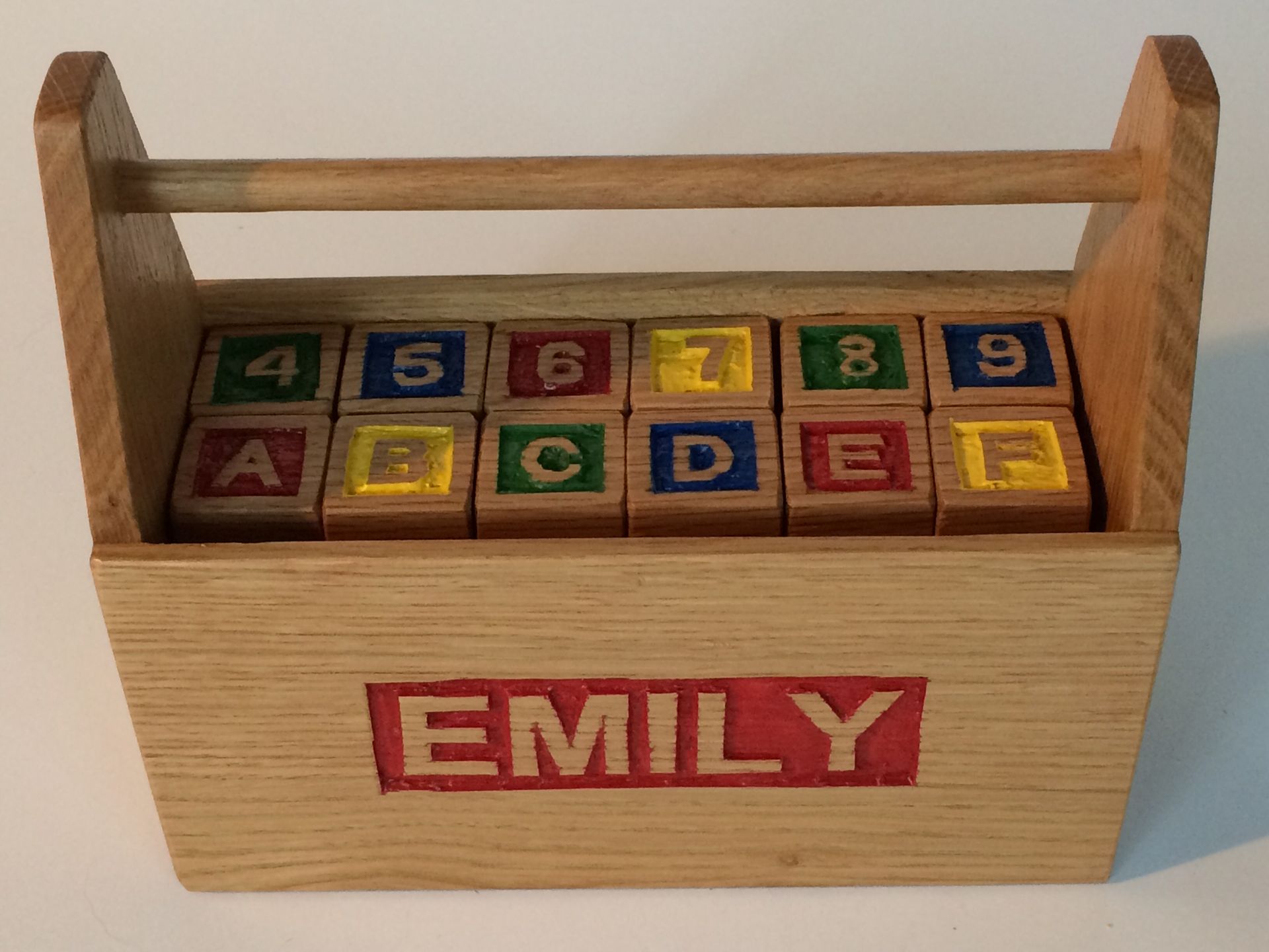 Custom Wooden Abc Blocks 5 