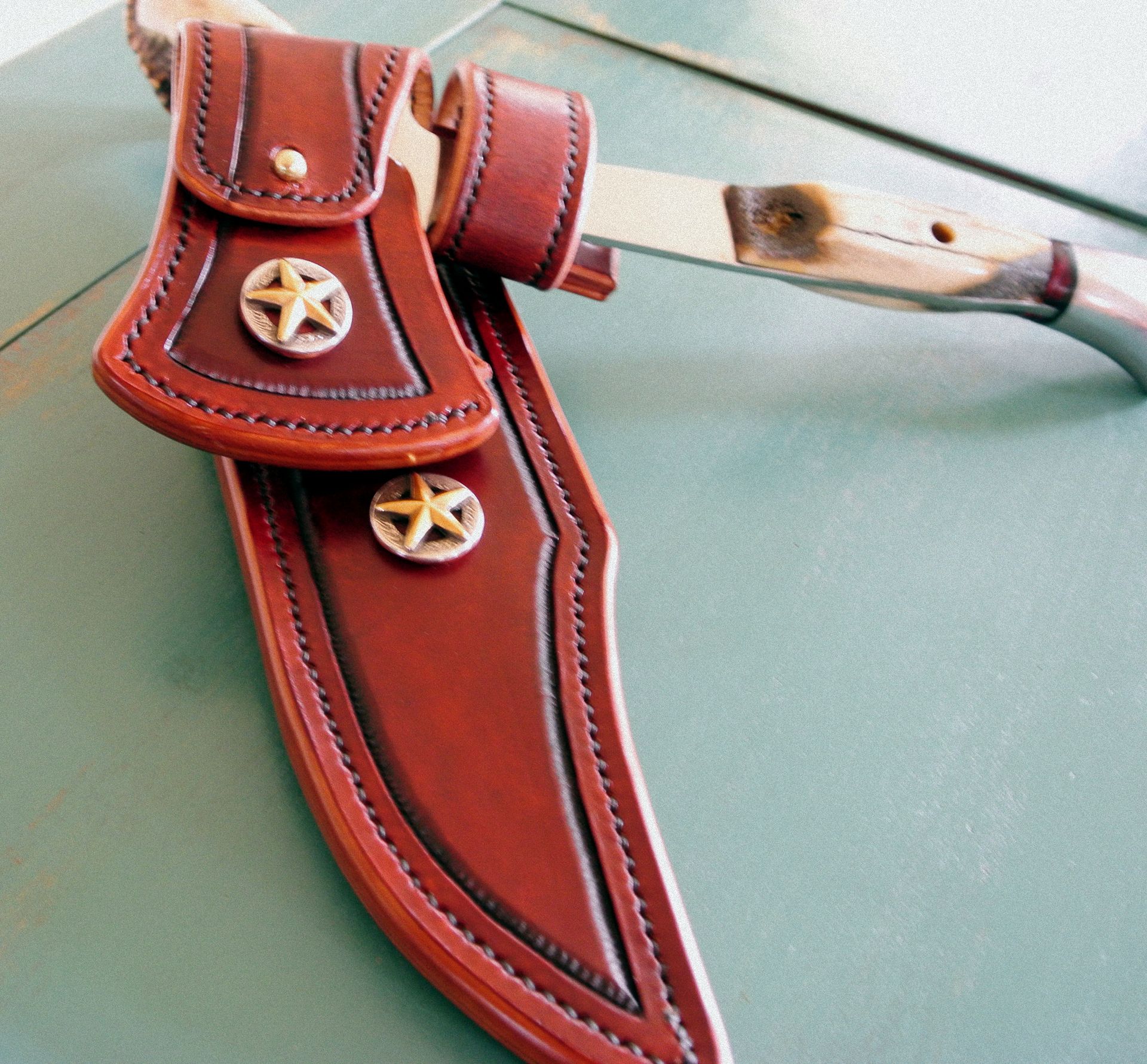 Custom Leather Knife Sheath 4
