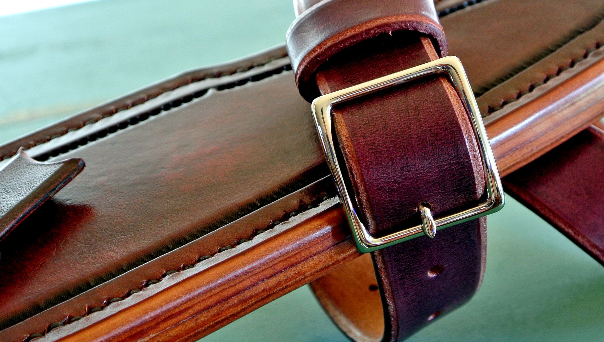 Leather Knife Sheath - W/Leg Strap 3 