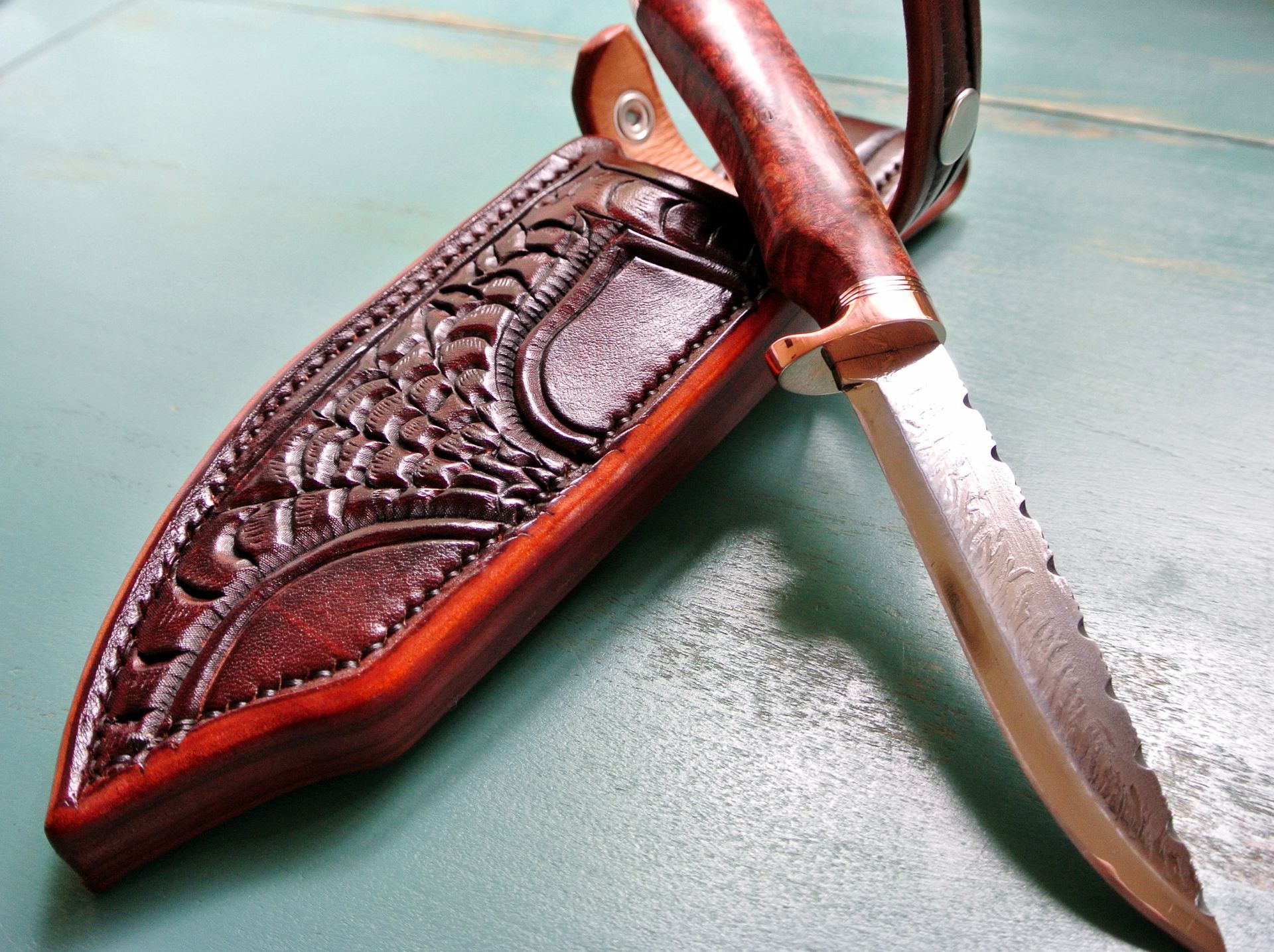 Leather Knife Sheath - Albany Addition 3 
