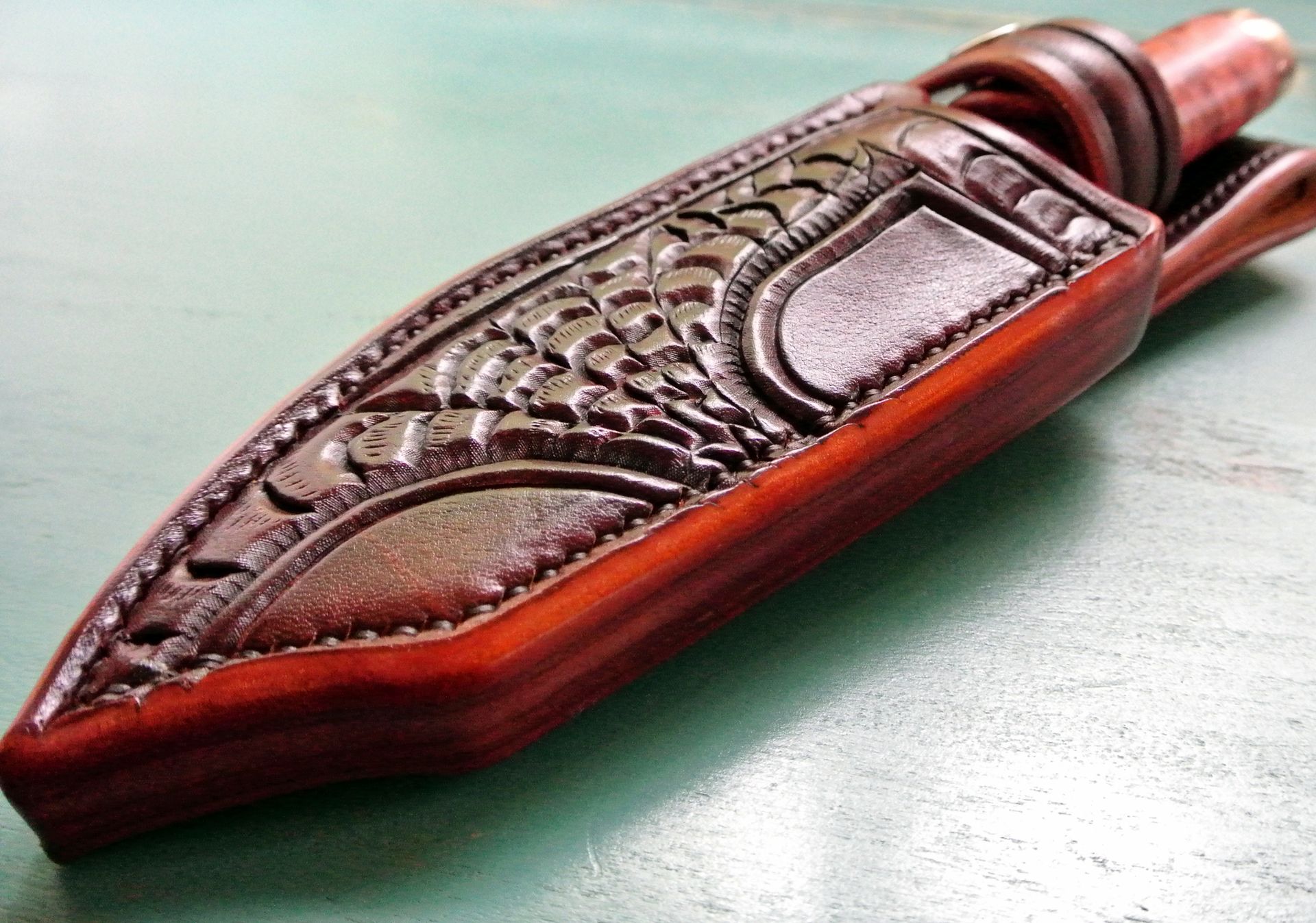 Leather Knife Sheath - Albany Addition 4 