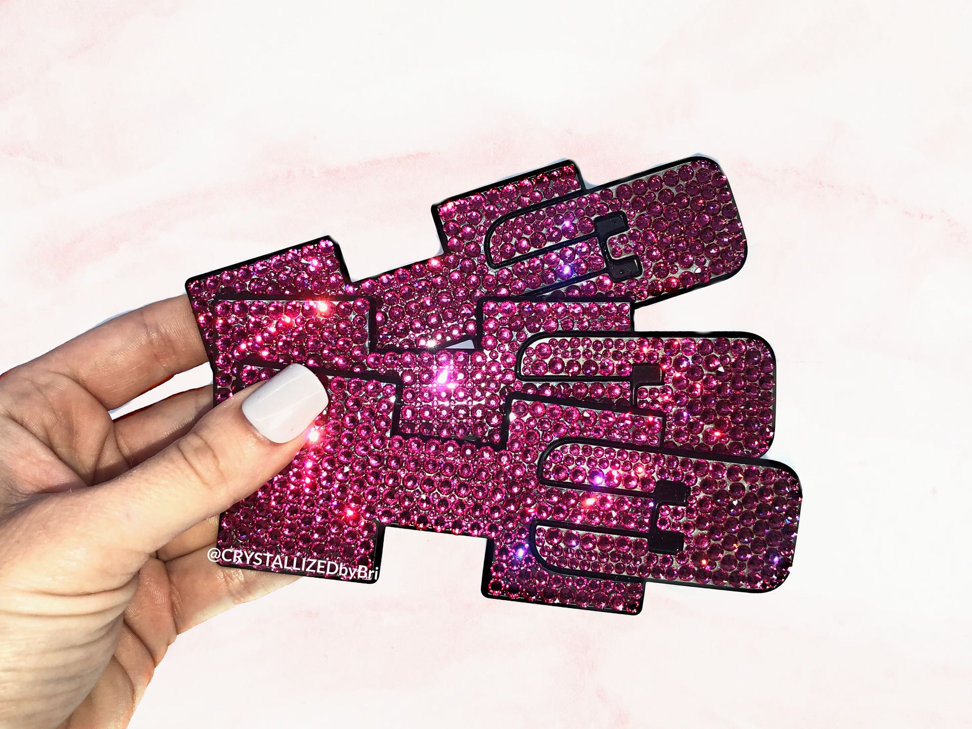 Hummer H3 Crystallized Car Horse Emblem Bling Genuine European Crystals Bedazzled 2 
