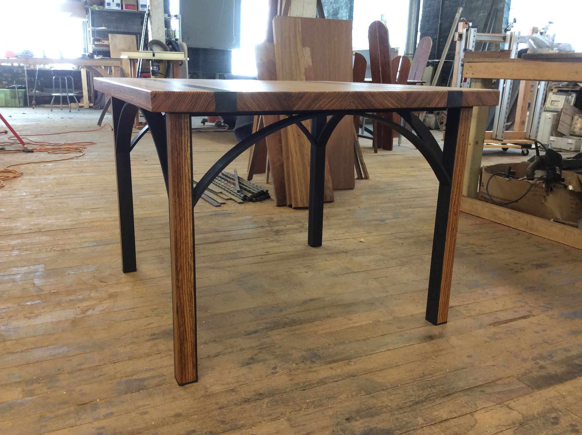 Zebra Wood Dining Table 2